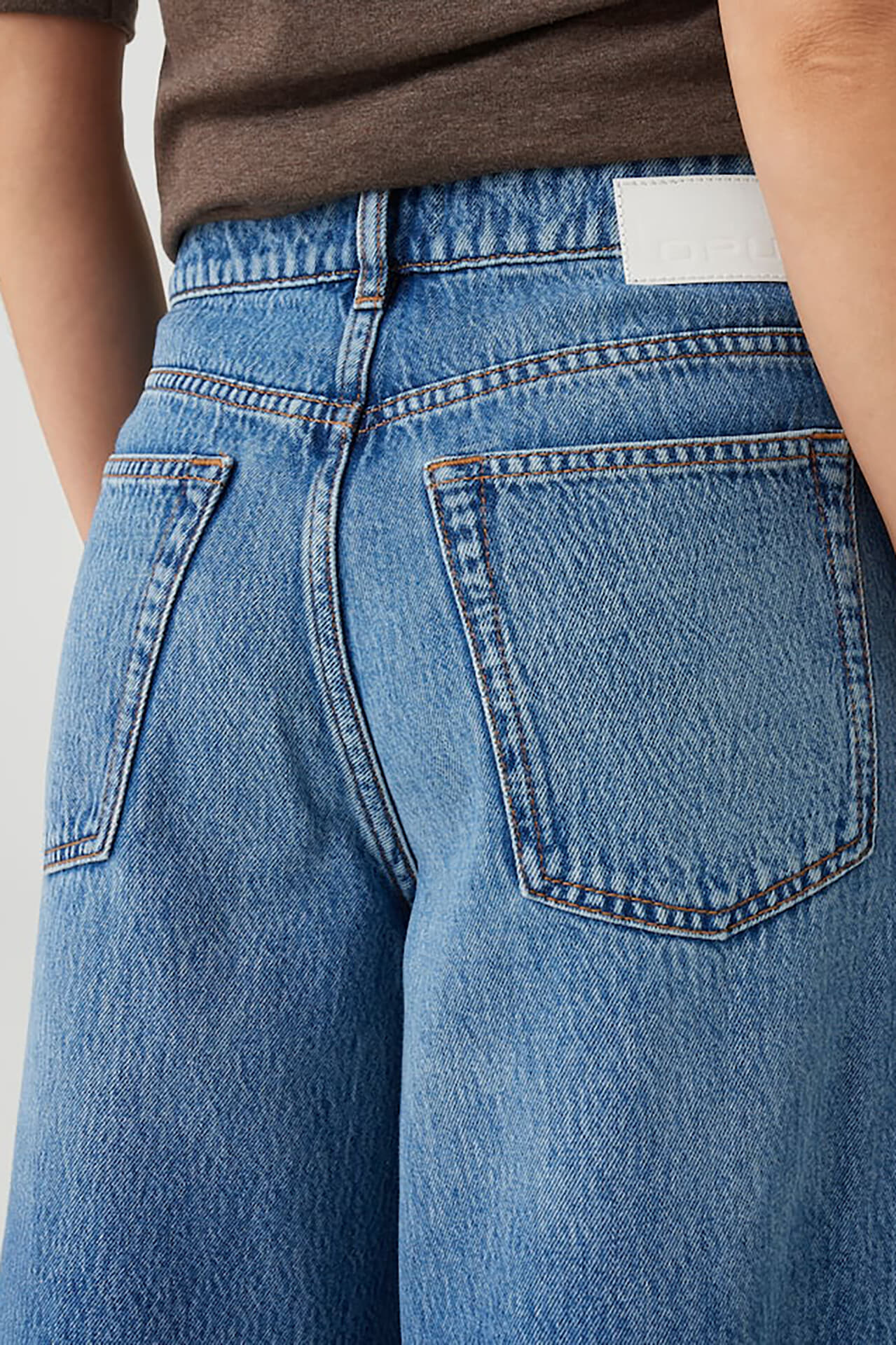 Opus Jeans Lolah Paris Barrel Blauw dames