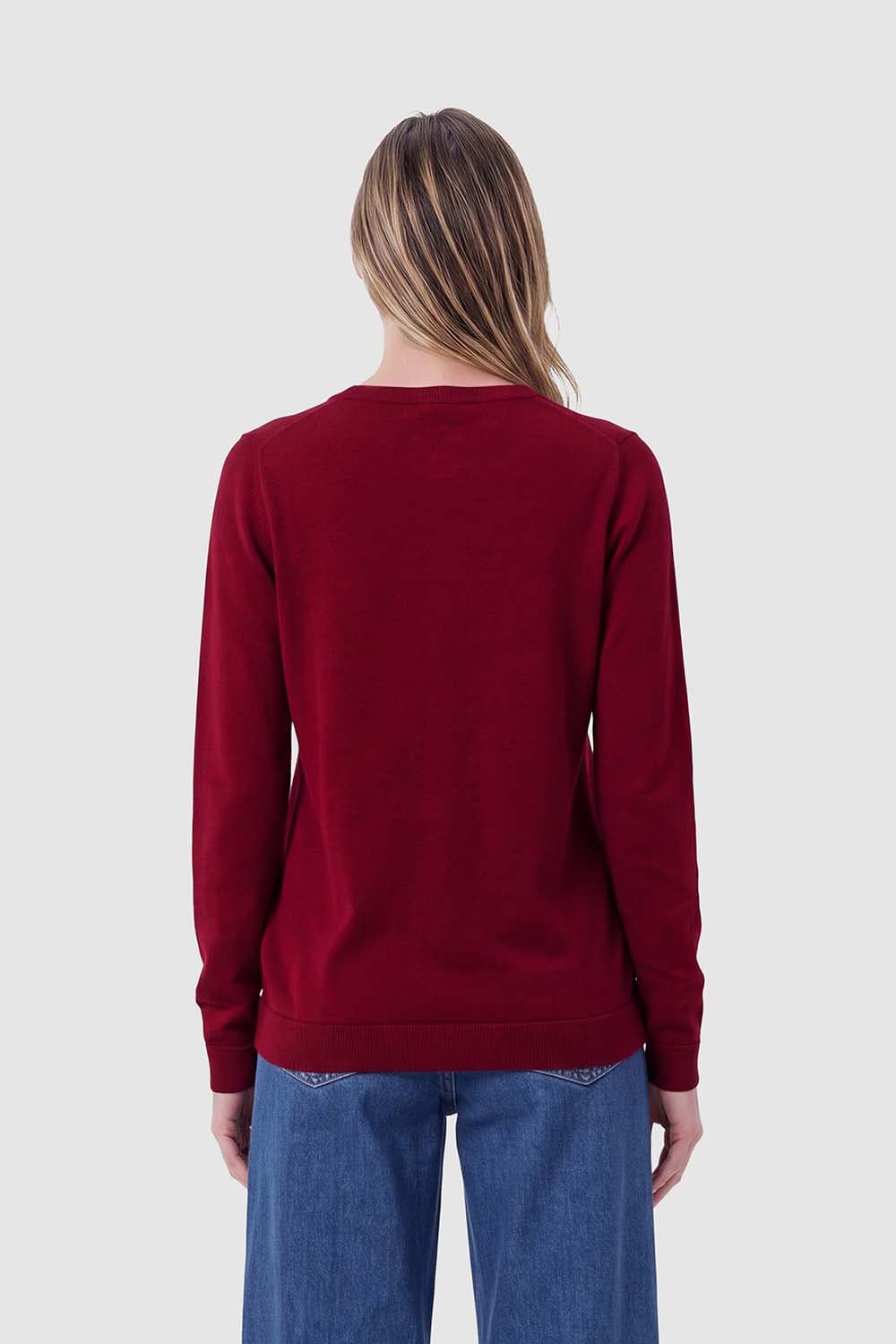 Bloomings Vest Pearl Bordeaux Rood dames