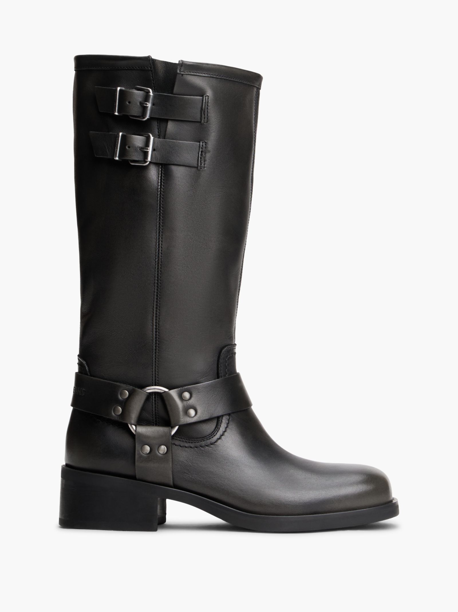 Tommy Jeans leren veterboot met gespbandje