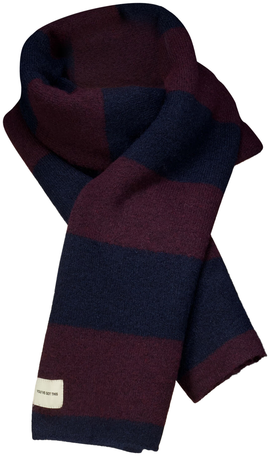 Zusss Sjaal streep Blauw dames