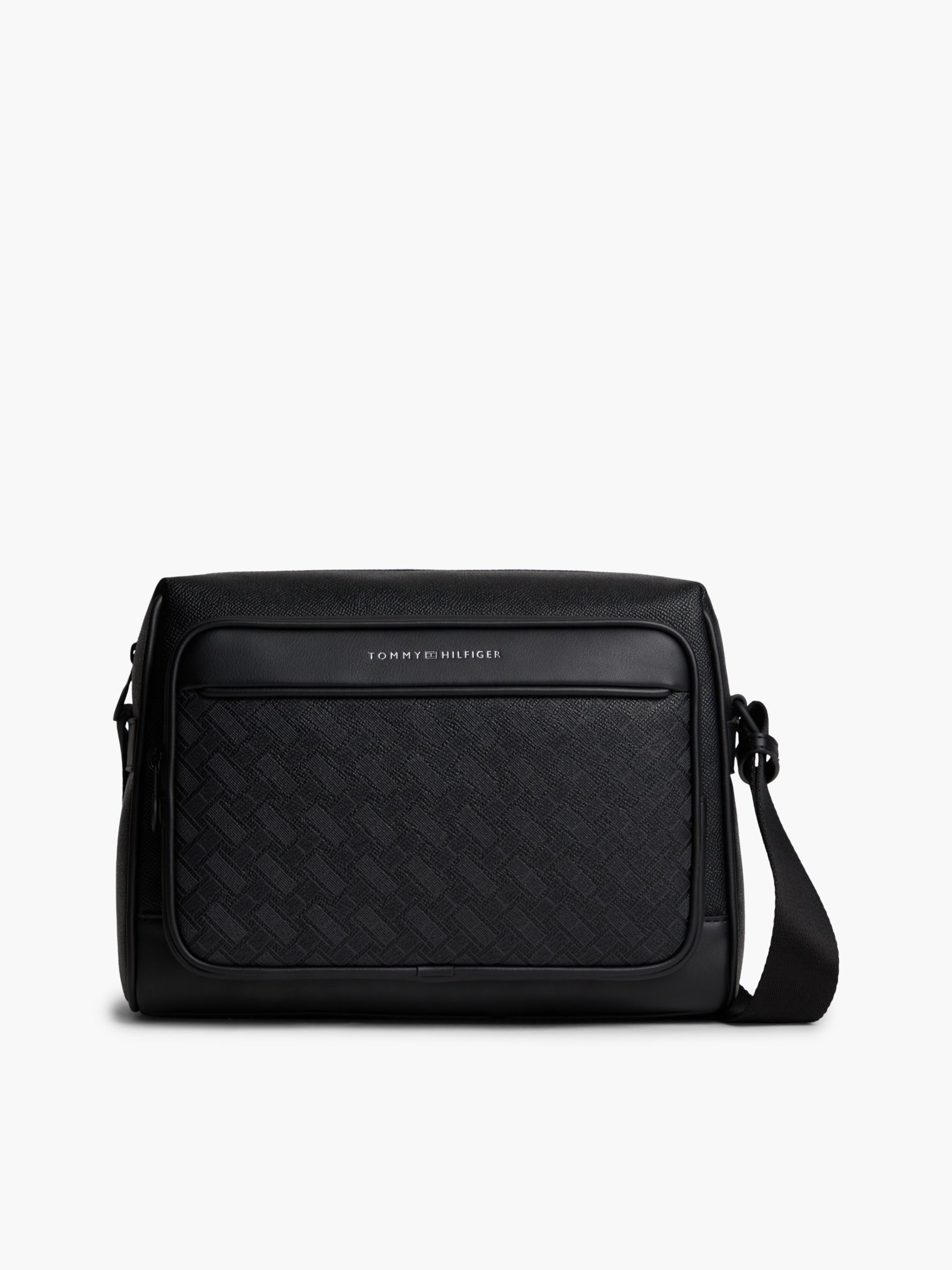 Tommy Hilfiger Moderne Getextureerde Crossbody Messengertas met Vlag