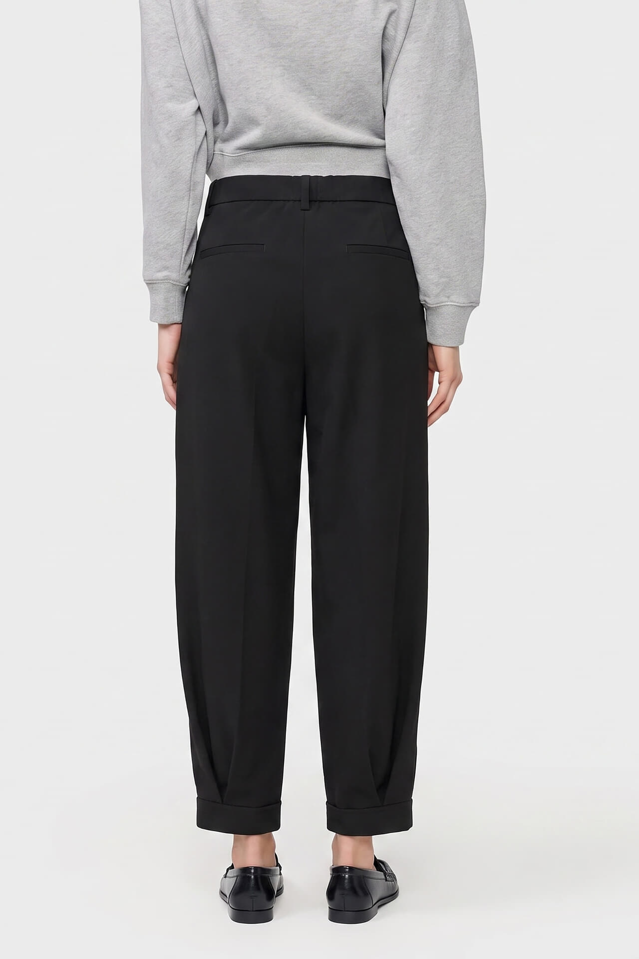 Mac Jeans Broek Balloon Floating crepe Zwart dames