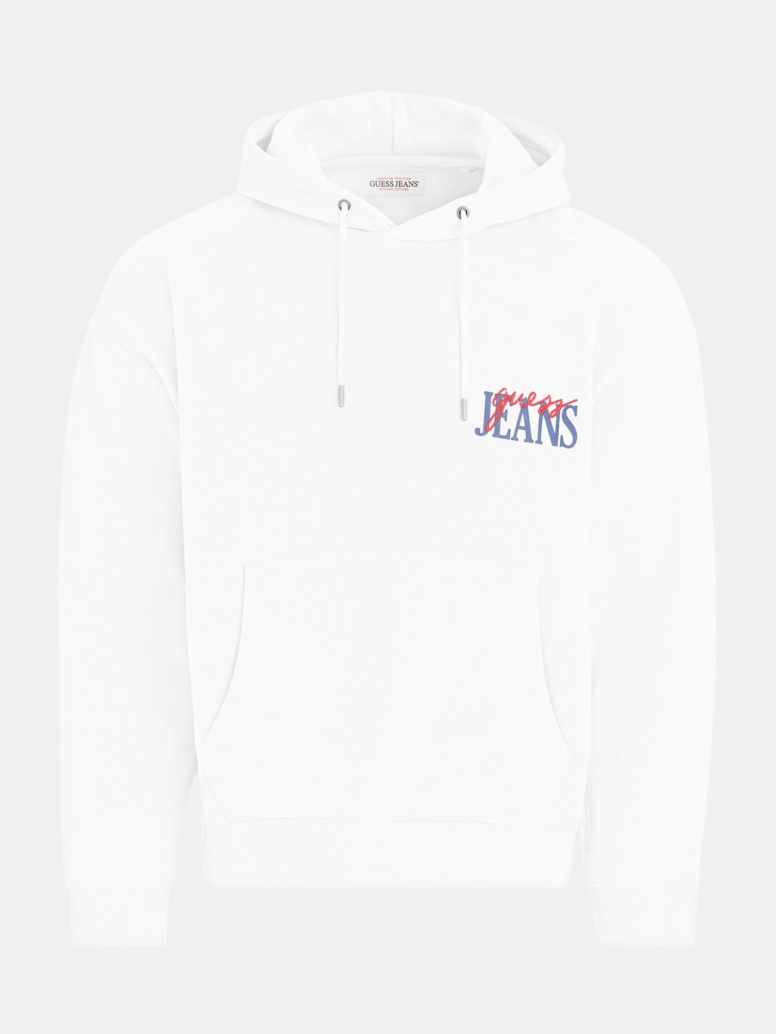 Guess Trui Met Capuchon Met Gemixt Logo Op De Borst