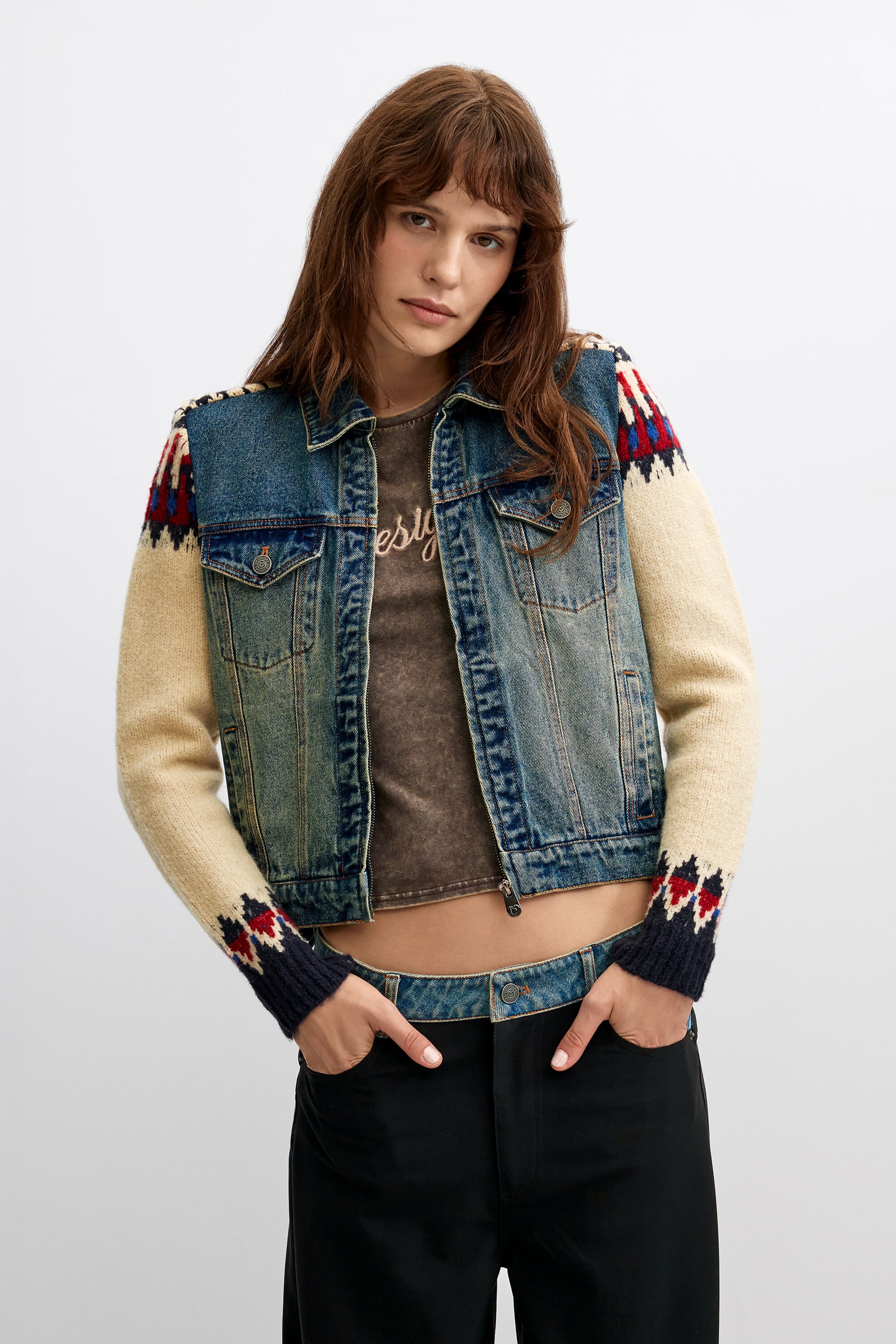 Desigual Gecombineerd spijkerjack