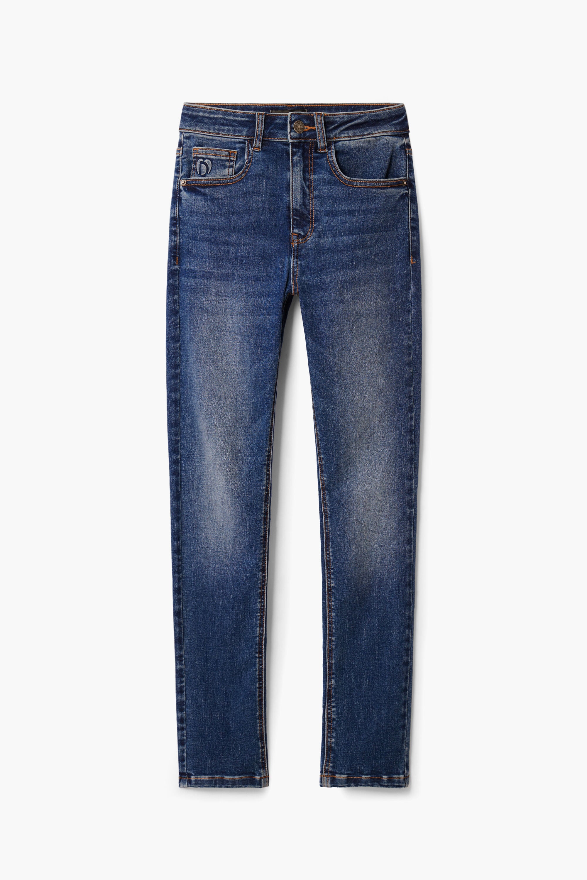 Desigual Effen skinny jeans in blauw