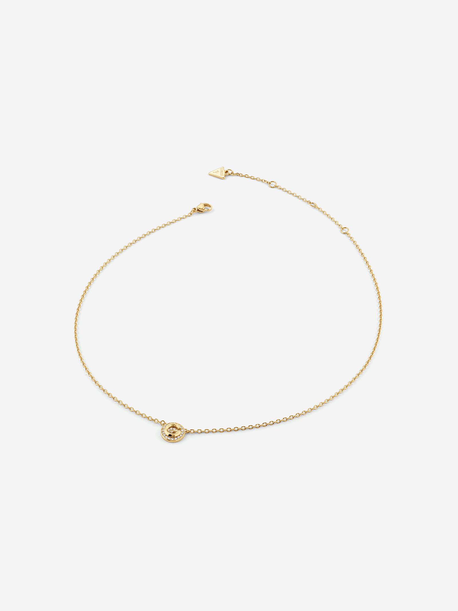 Guess Ketting G Crystal in goud