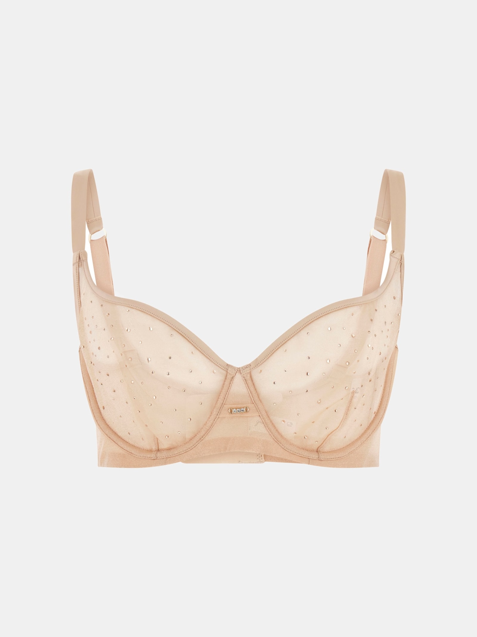 Guess Isa Mesh Balconette Bh in beige