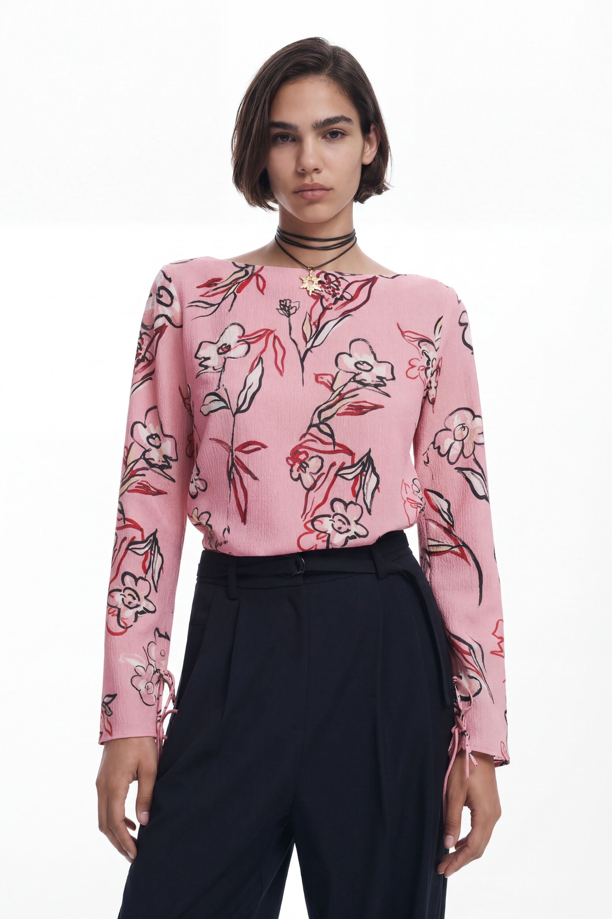 Desigual Bloemenblouse