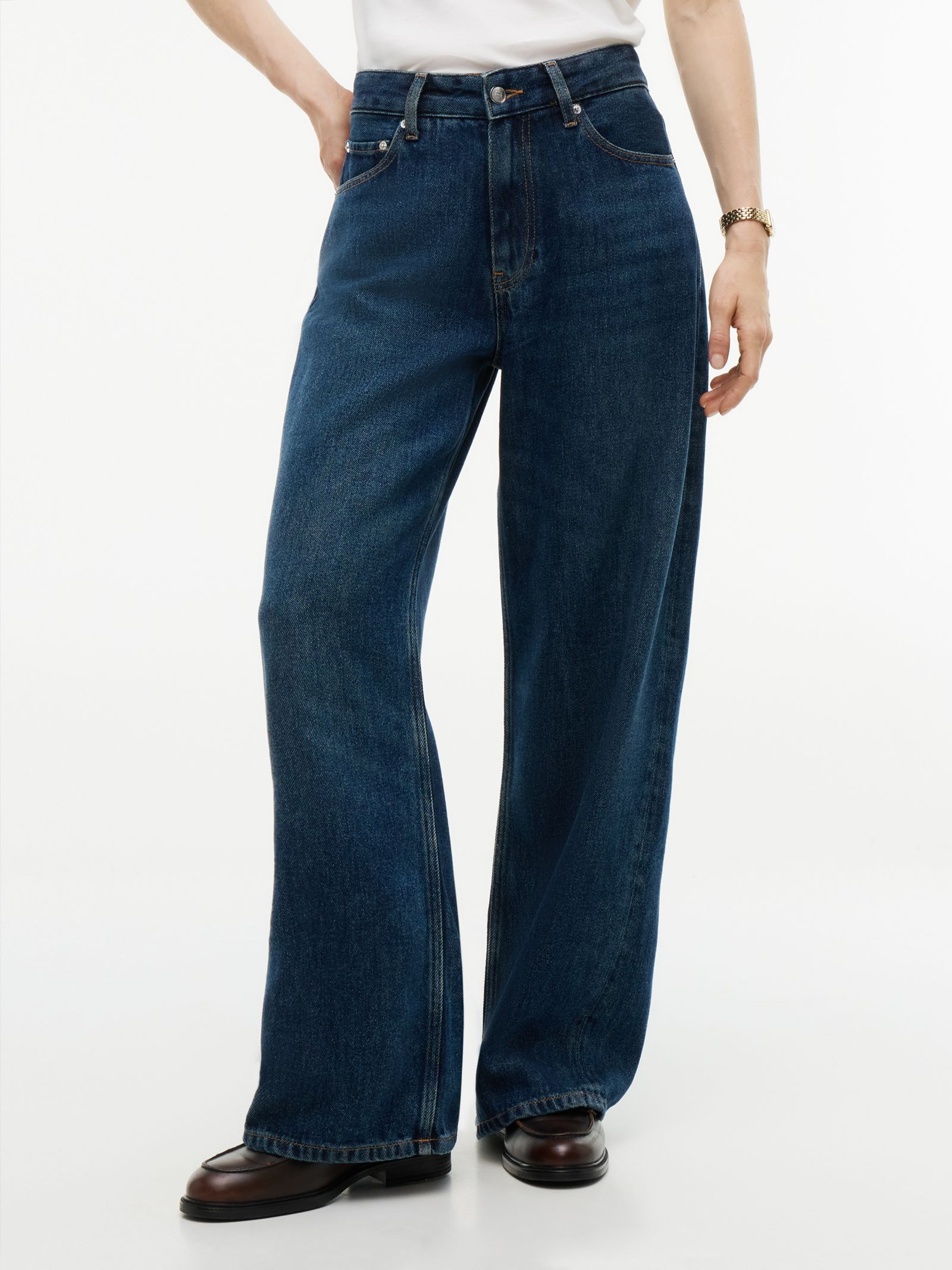 Tommy Hilfiger Nola low rise straight jeans met whiskers