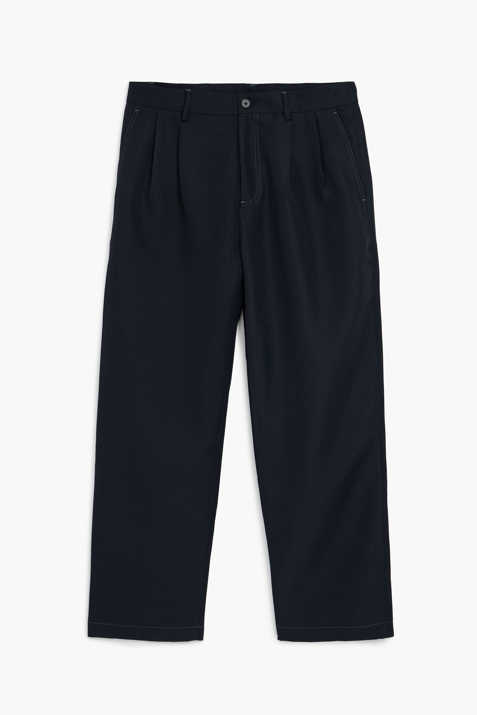 Desigual Broek met contrastplooien