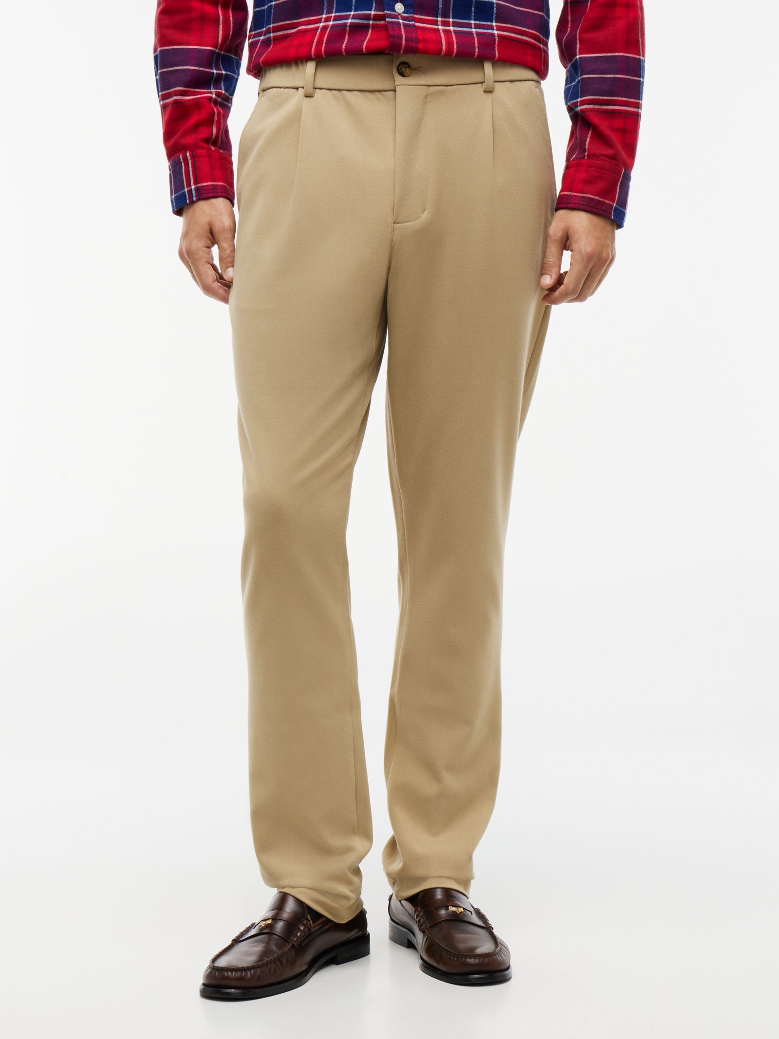 Tommy Hilfiger Denton Tech slim straight chino in beige