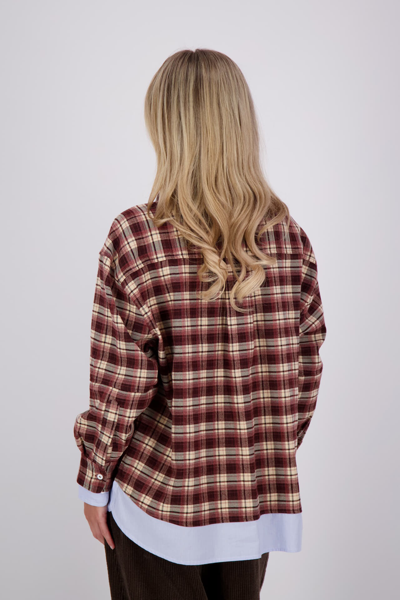 The Shirt Project Blouse Bordeaux Rood dames
