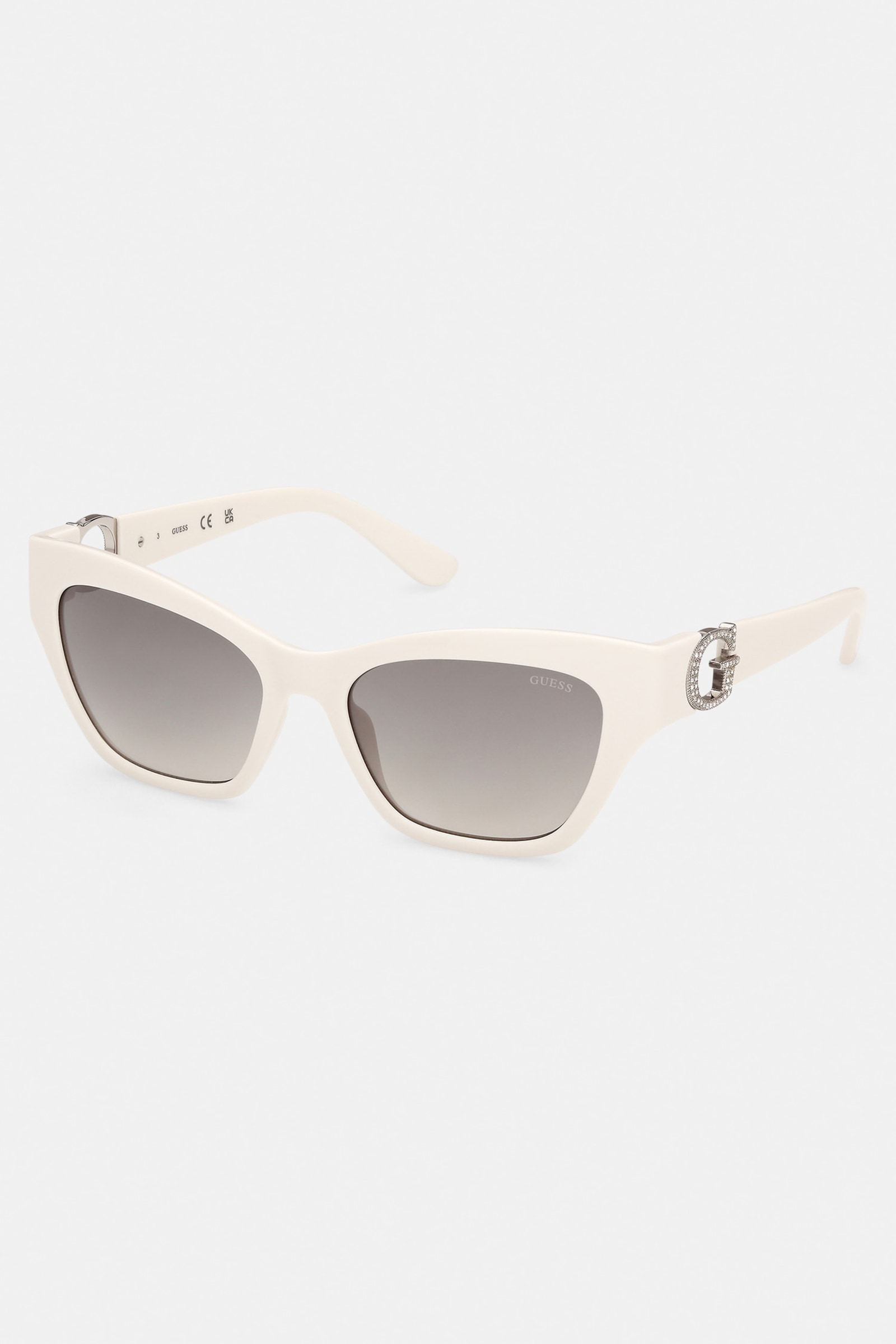 Guess Cat-Eye-Zonnebril in wit