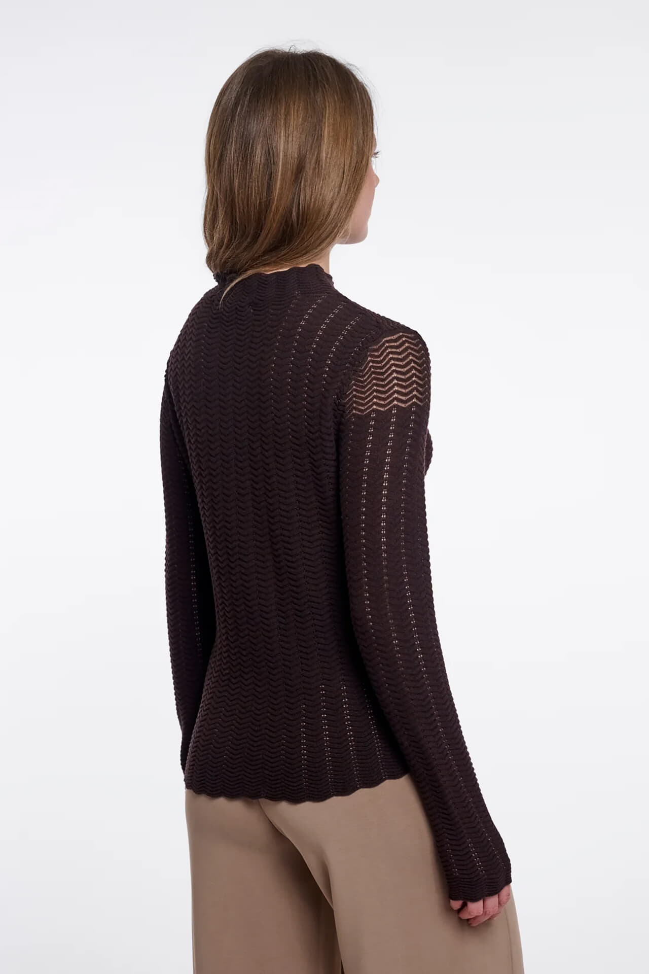 Rino & Pelle Rino & Pelle Pullover Ilvi Bruin dames
