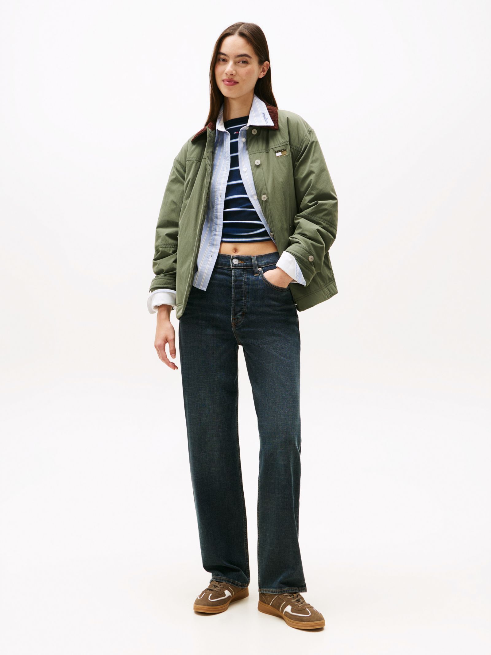 Tommy Jeans high rise slim straight jeans in blauw