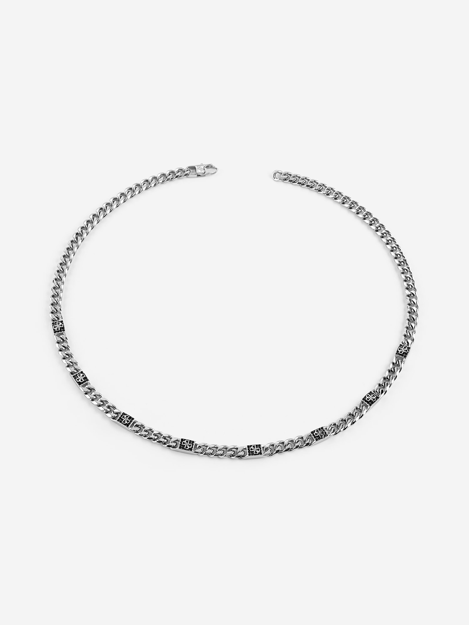 Guess 4G Frontiers Ketting in zilver