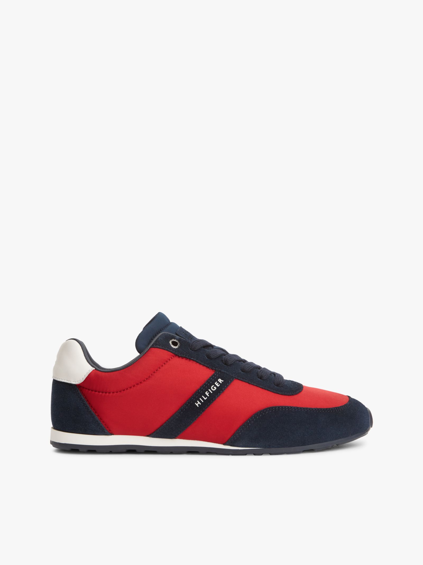 Tommy Hilfiger lage textielen sneaker in rood