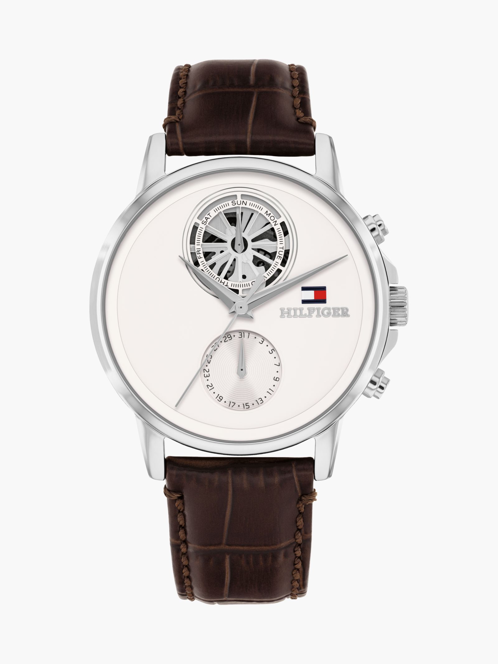 Tommy Hilfiger Horloge met skeleton sub wijzerplaat