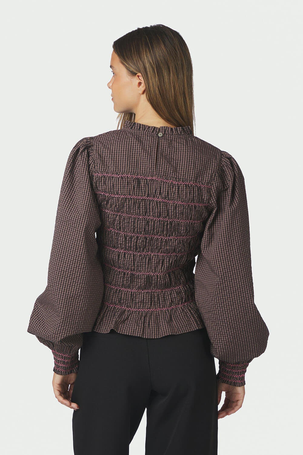 Neo Noir Blouse Oliana Bruin dames