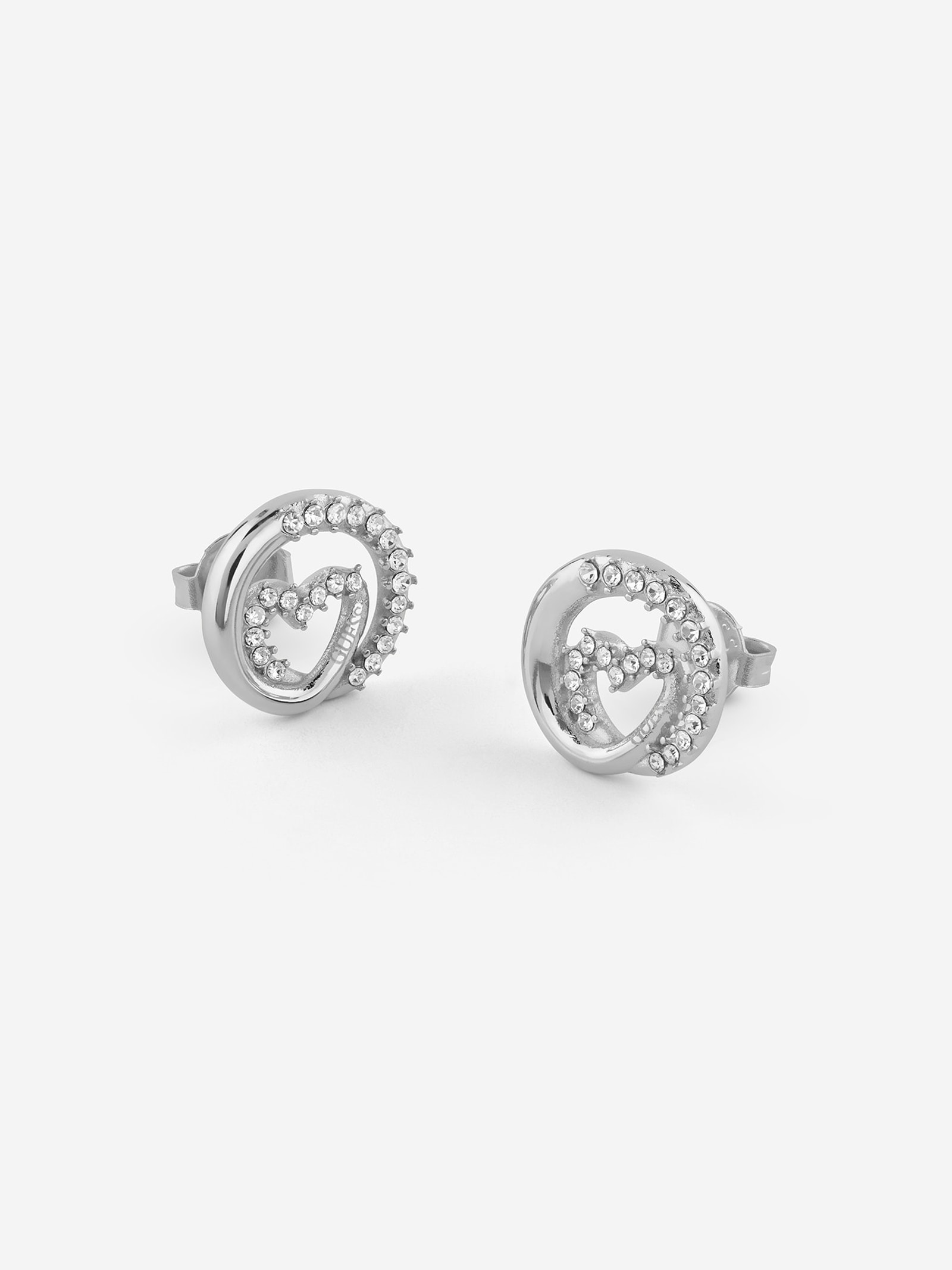 Guess Oorbellen Iconique in zilver