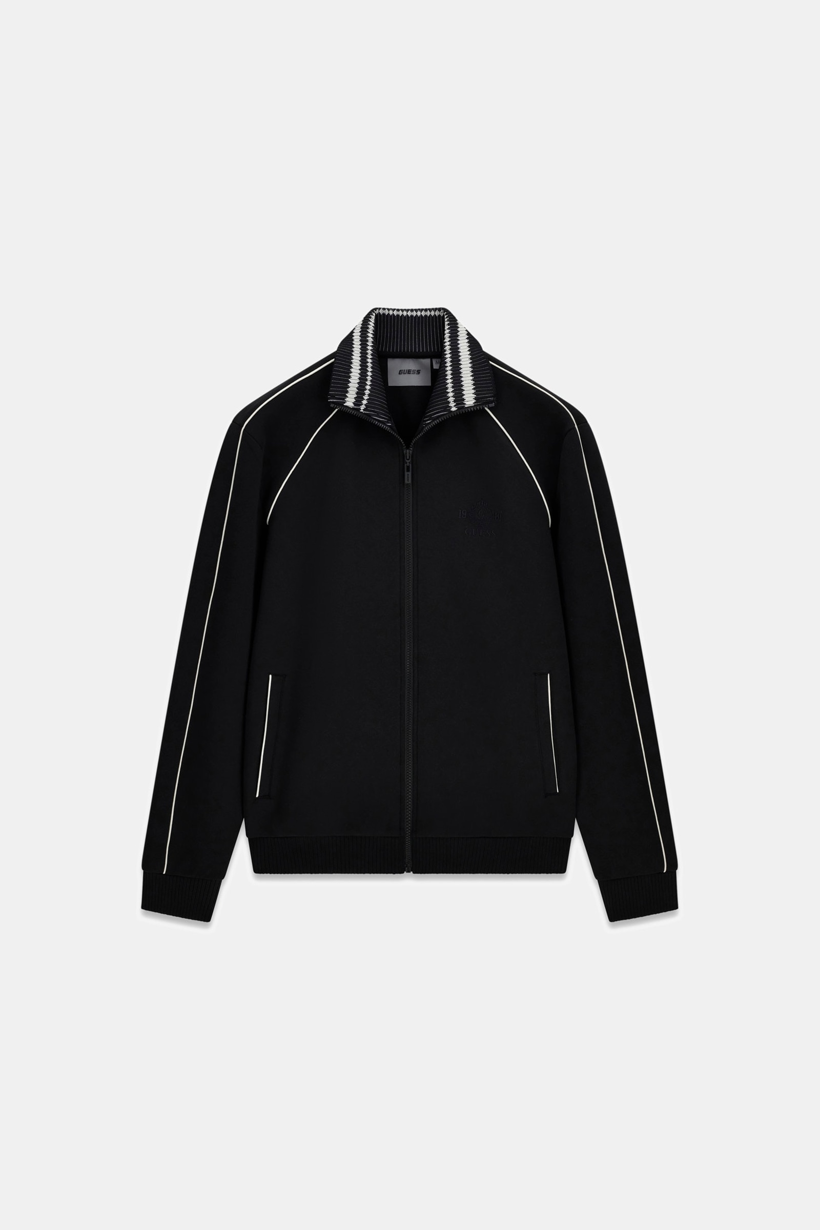 Guess Sweatshirt Met Volledige Ritssluiting in zwart