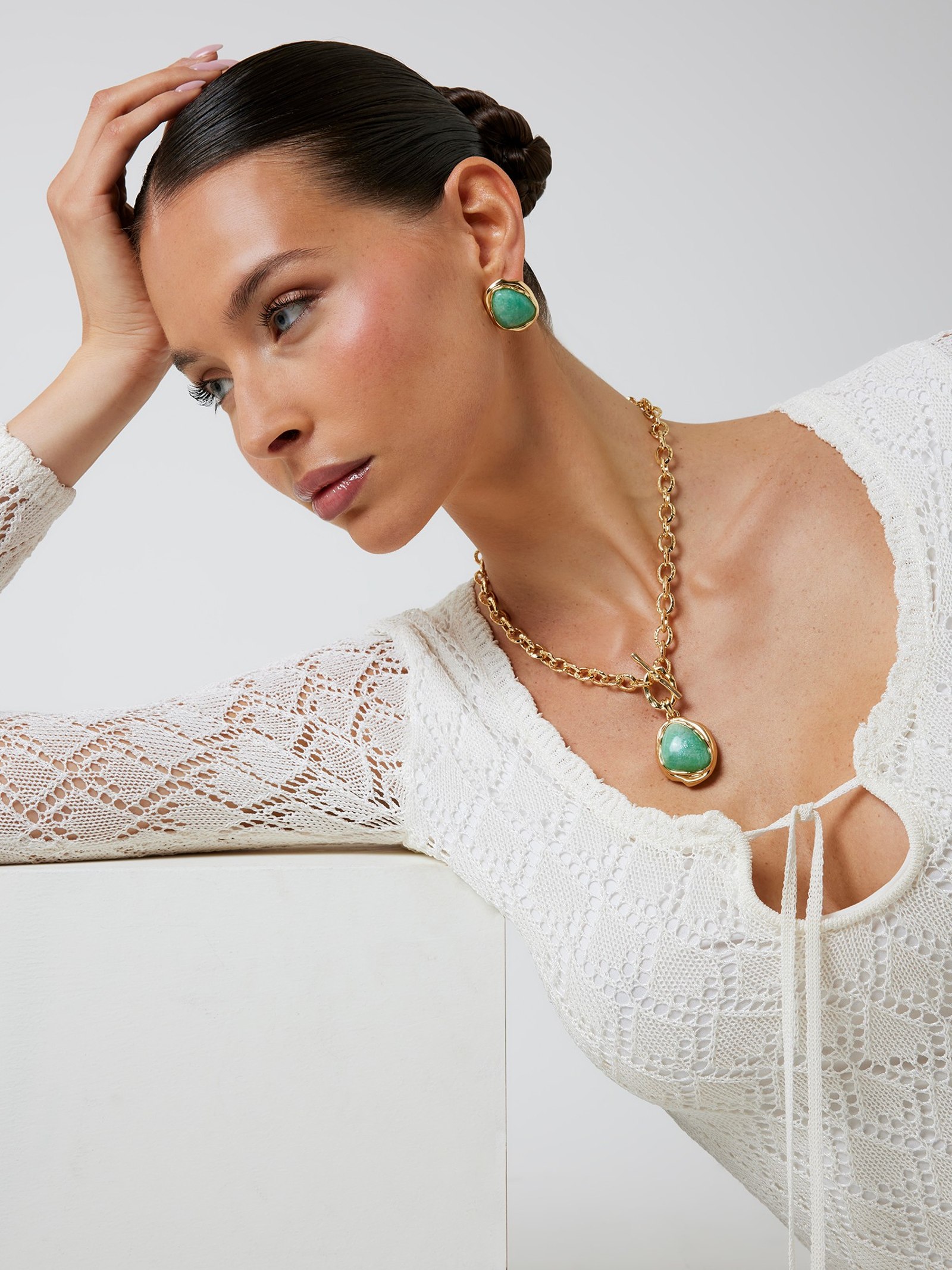 Guess Ketting Mamounia in goud