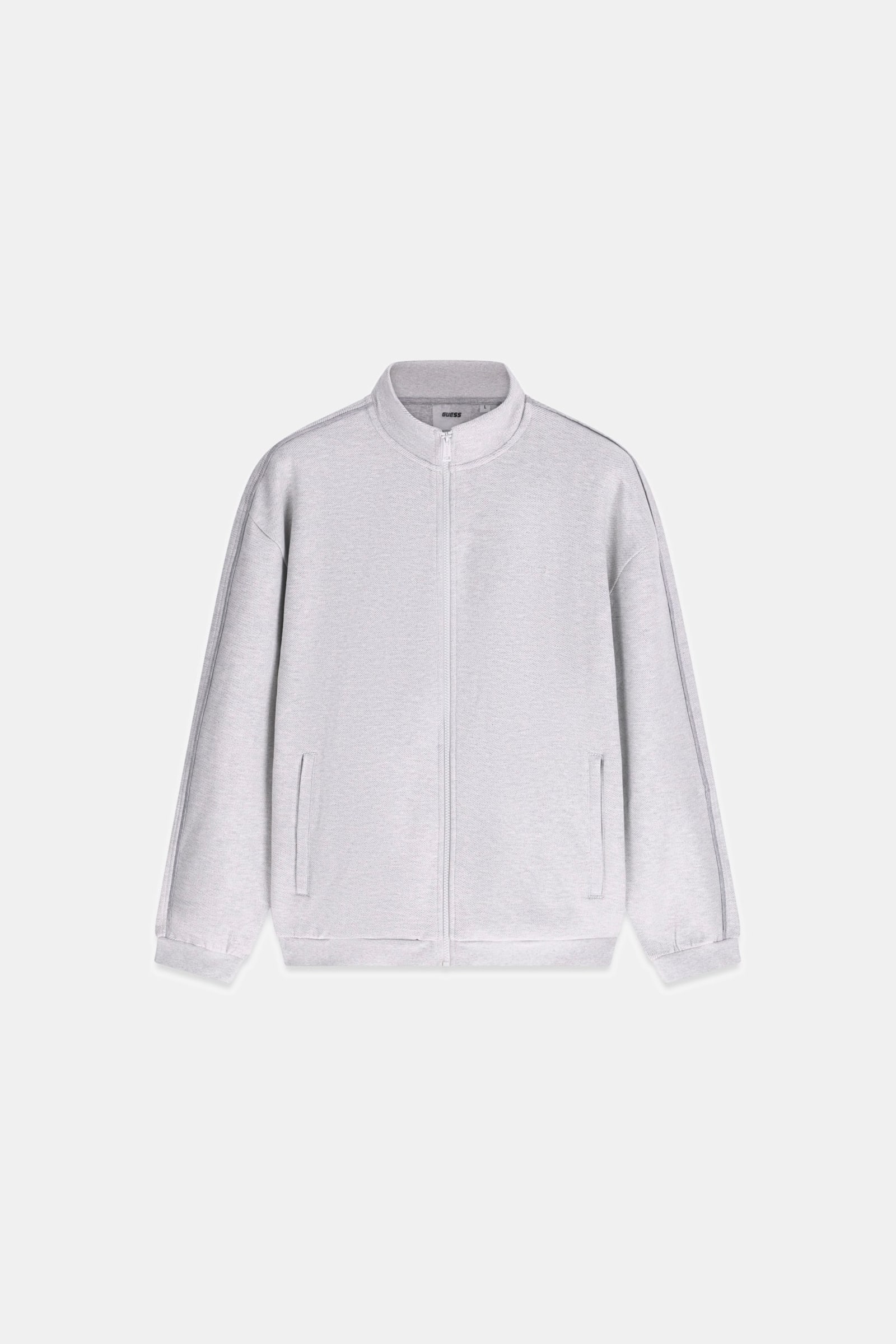 Guess Sweatshirt Met Volledige Ritssluiting in grijs