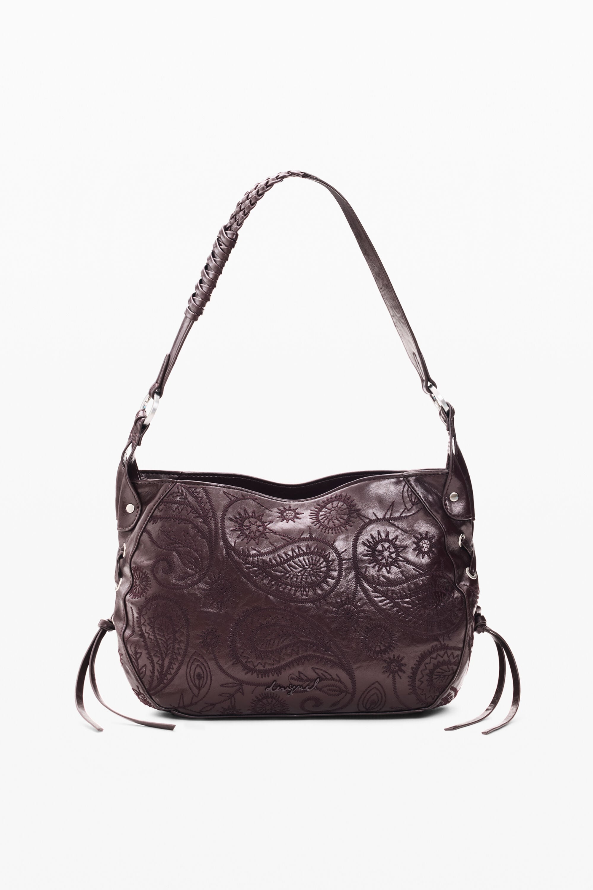 Desigual Middelgrote schoudertas in bruin
