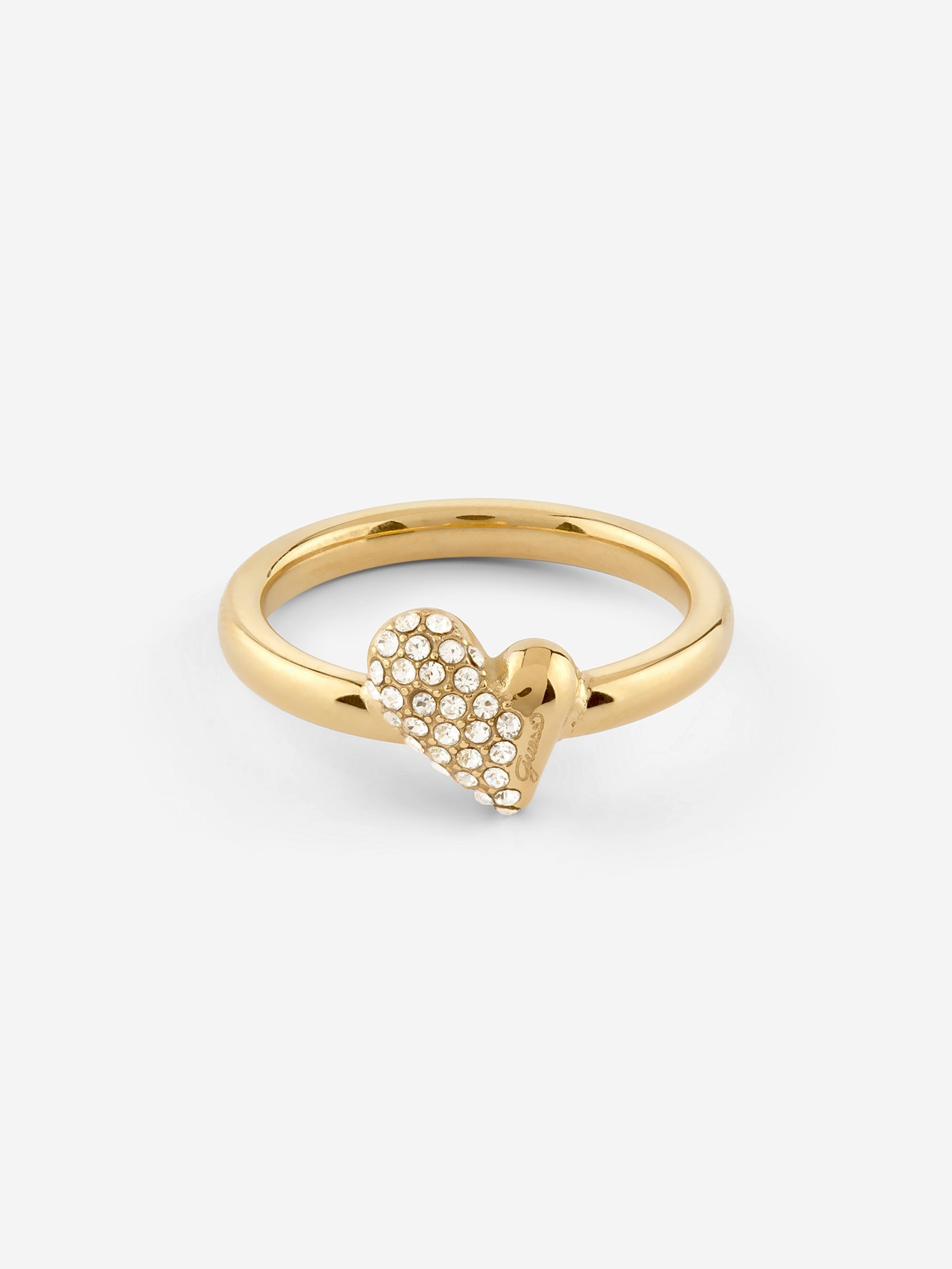 Guess Golden Love Ring in goud