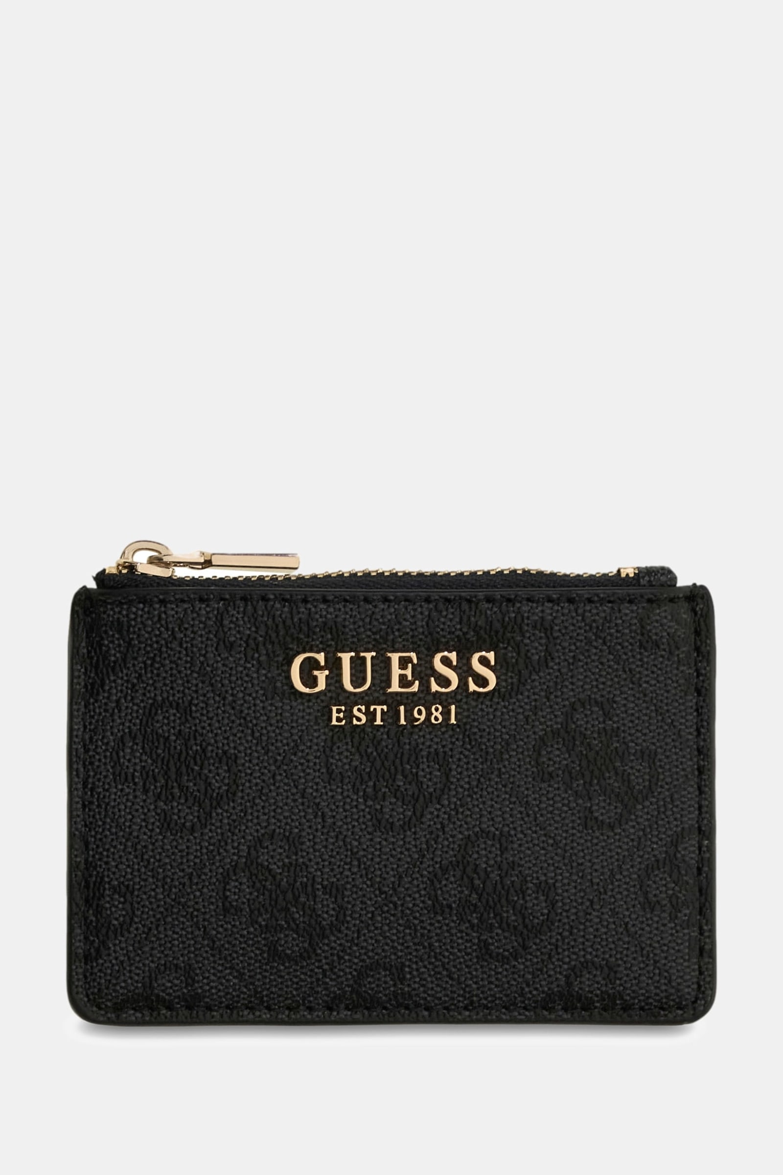 Guess Creditcardhouder Laurel 4G-Logo in zwart