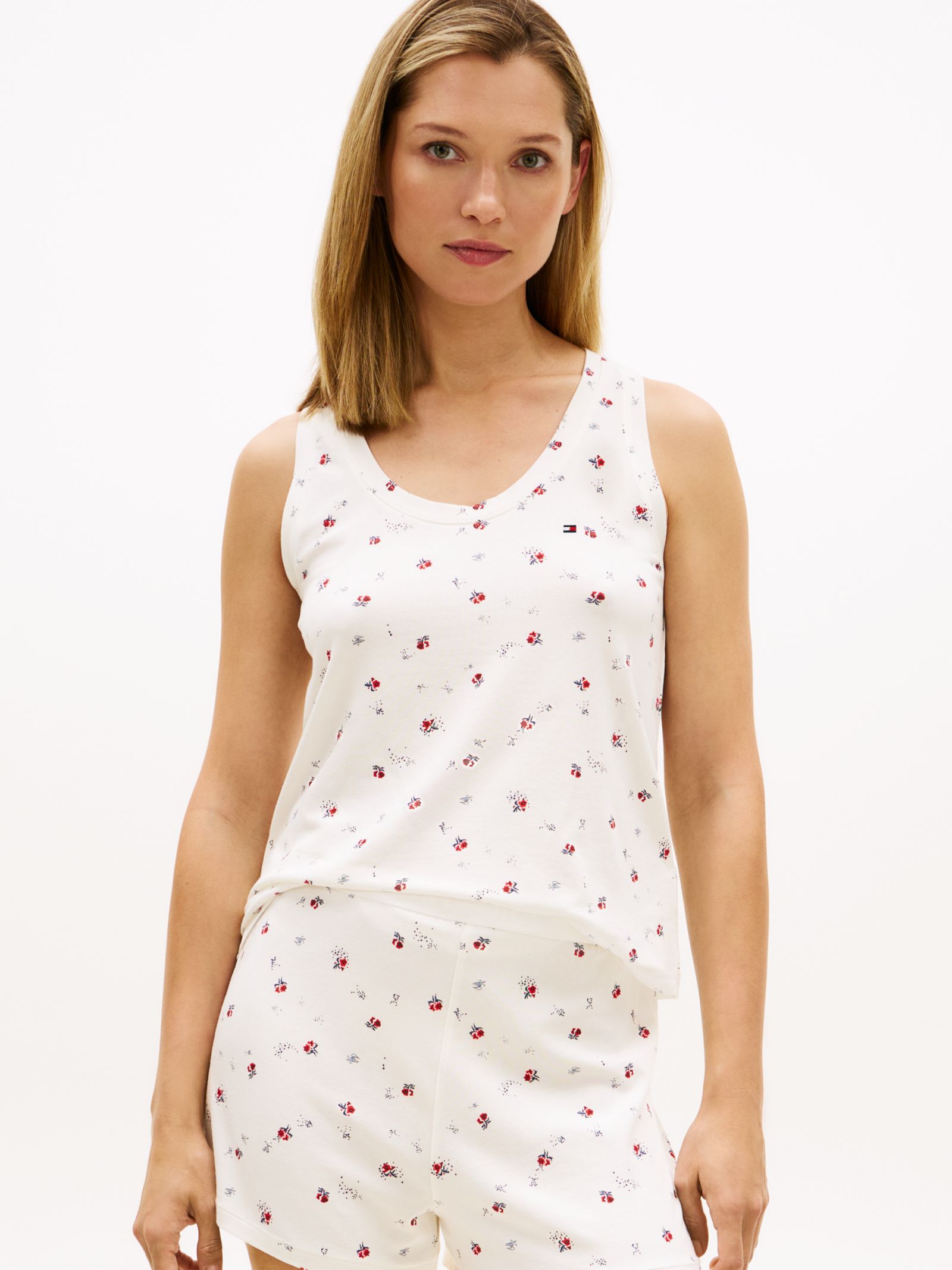 Tommy Hilfiger Essential Pyjama Tanktop met Print