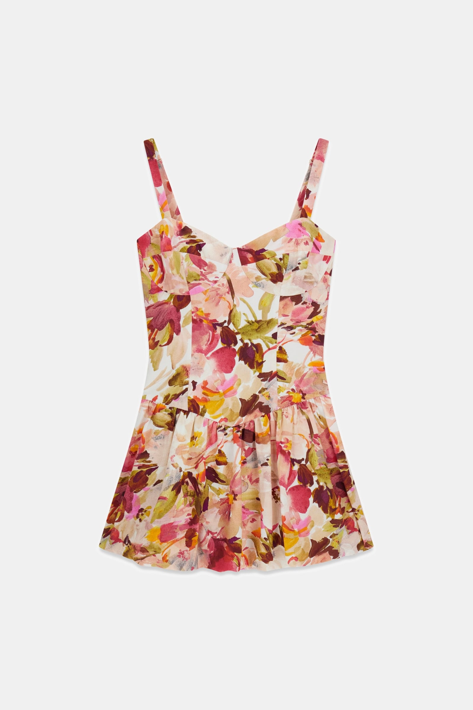 Guess Mini Jurk Met Linnen Print