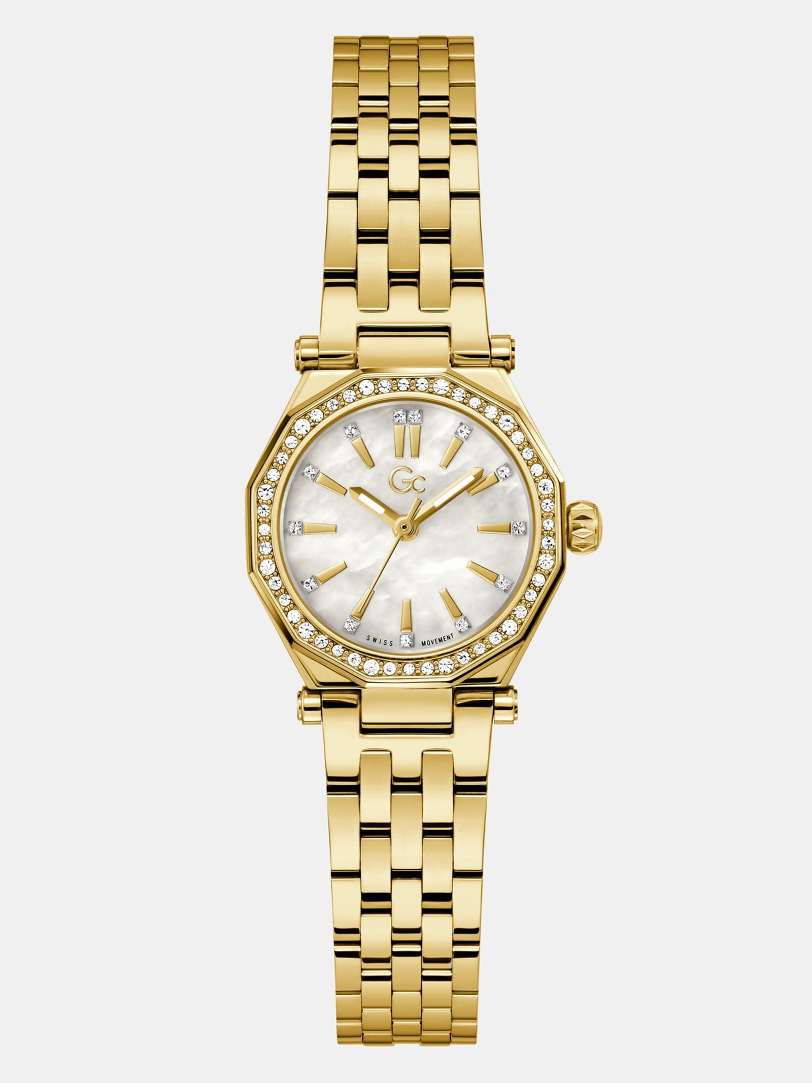 Guess Gc Roestvrijstalen Horloge 26 Mm in goud