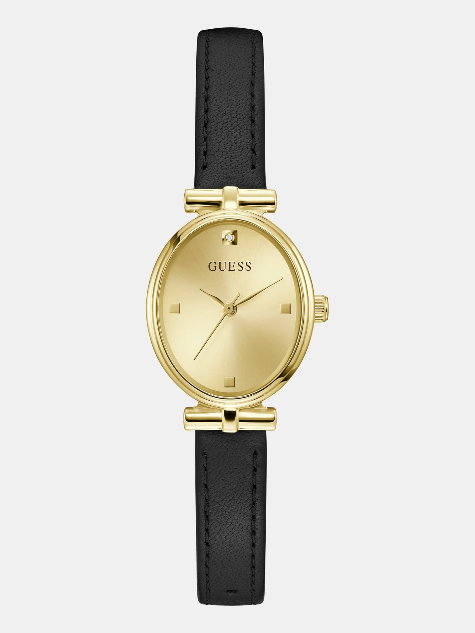Guess Analoge Horloge Van Echt Leer 24 Mm