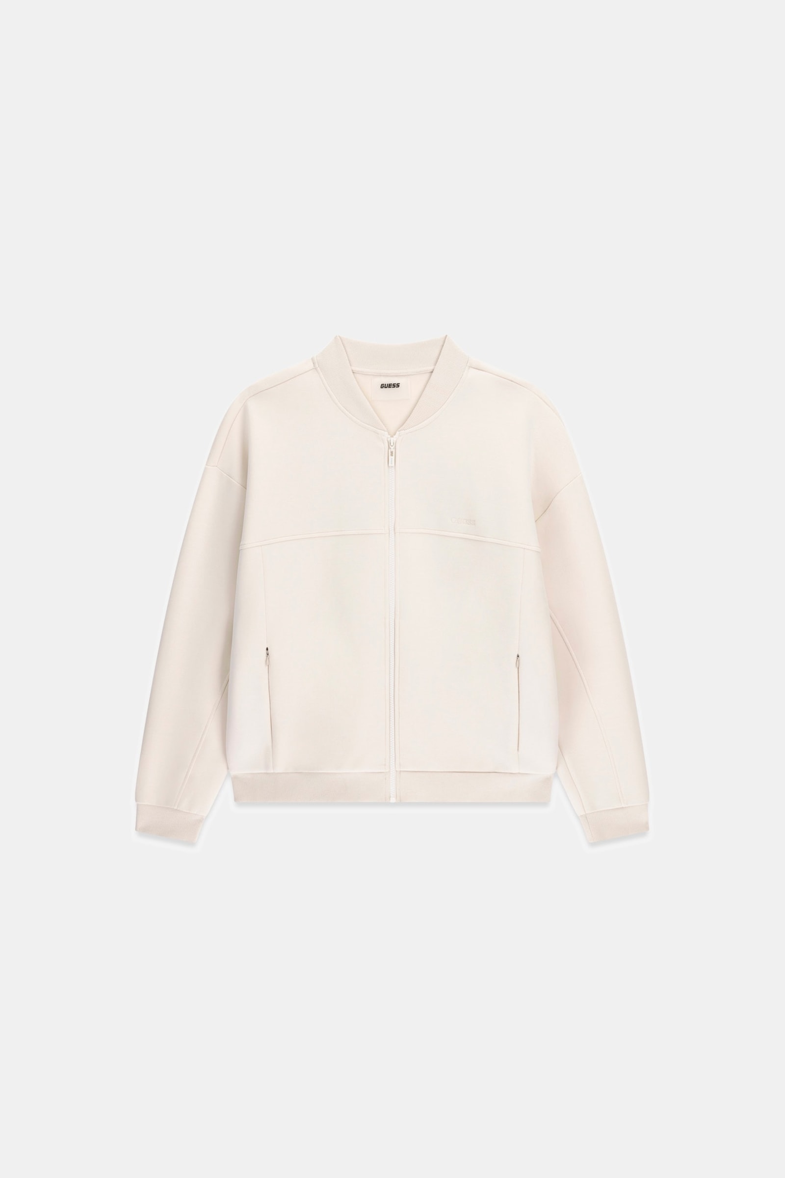 Guess Sweatshirt Met Volledige Rits for men in beige