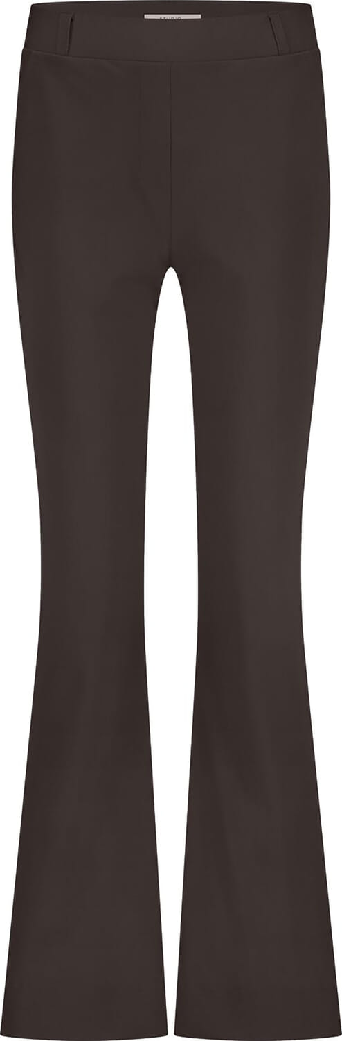 Studio Anneloes Pantalon Flair bonded Bruin dames