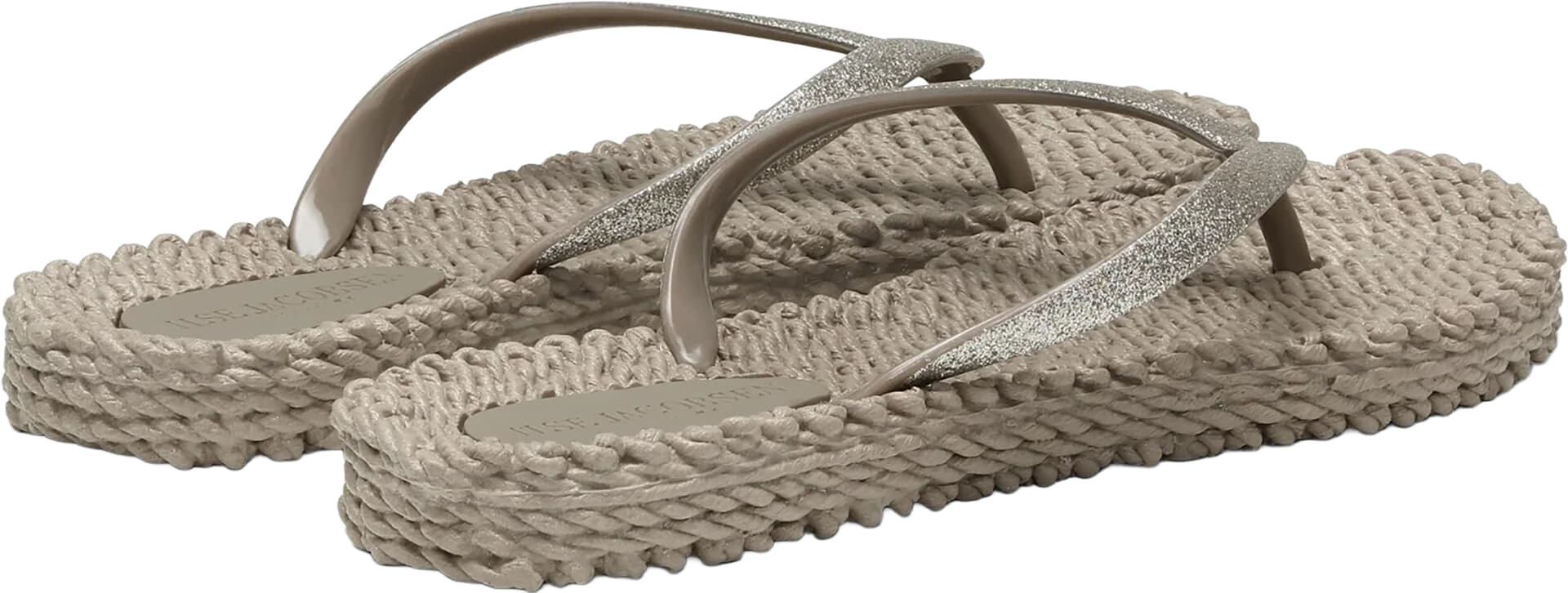 Ilse Jacobsen Teenslipper Glitter Donker Grijs dames