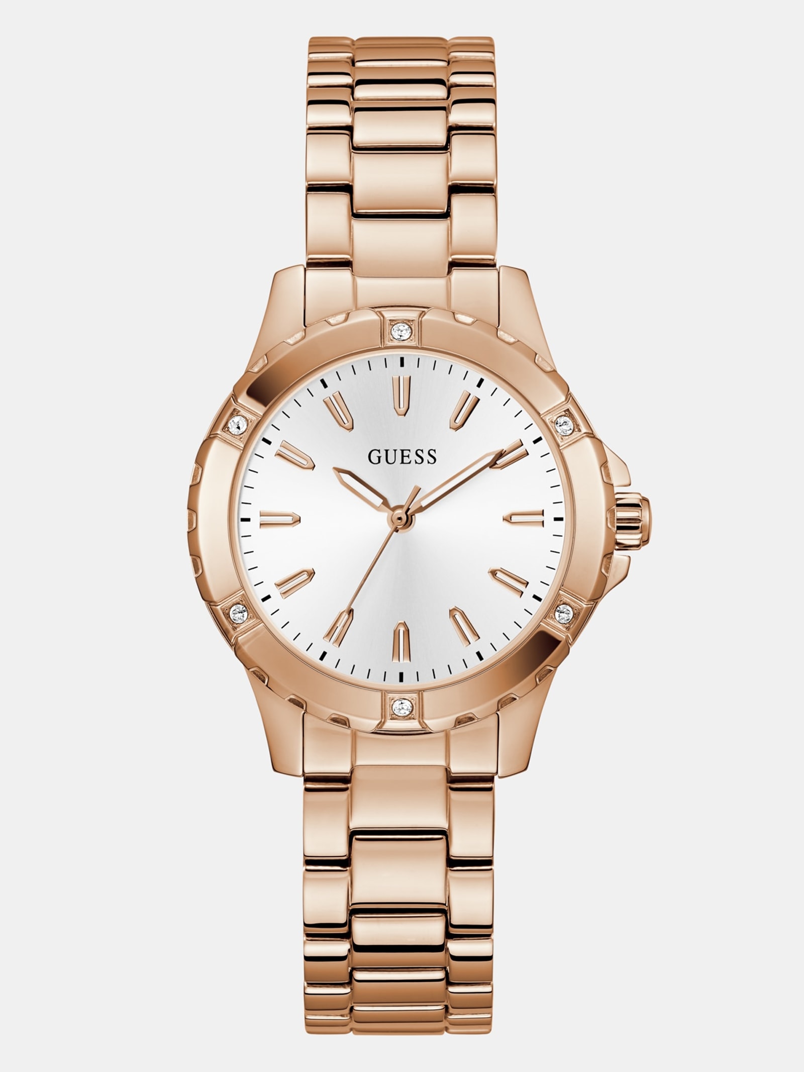 Guess Analoog Horloge Roestvrij Staal 34 Mm in goud