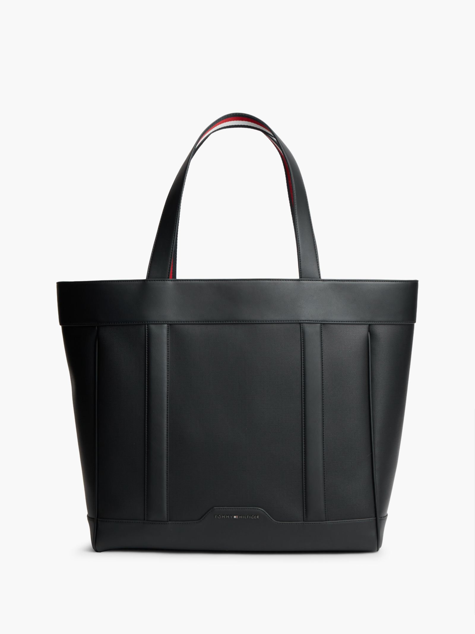 Tommy Hilfiger Getextureerde shopper met Signature streep