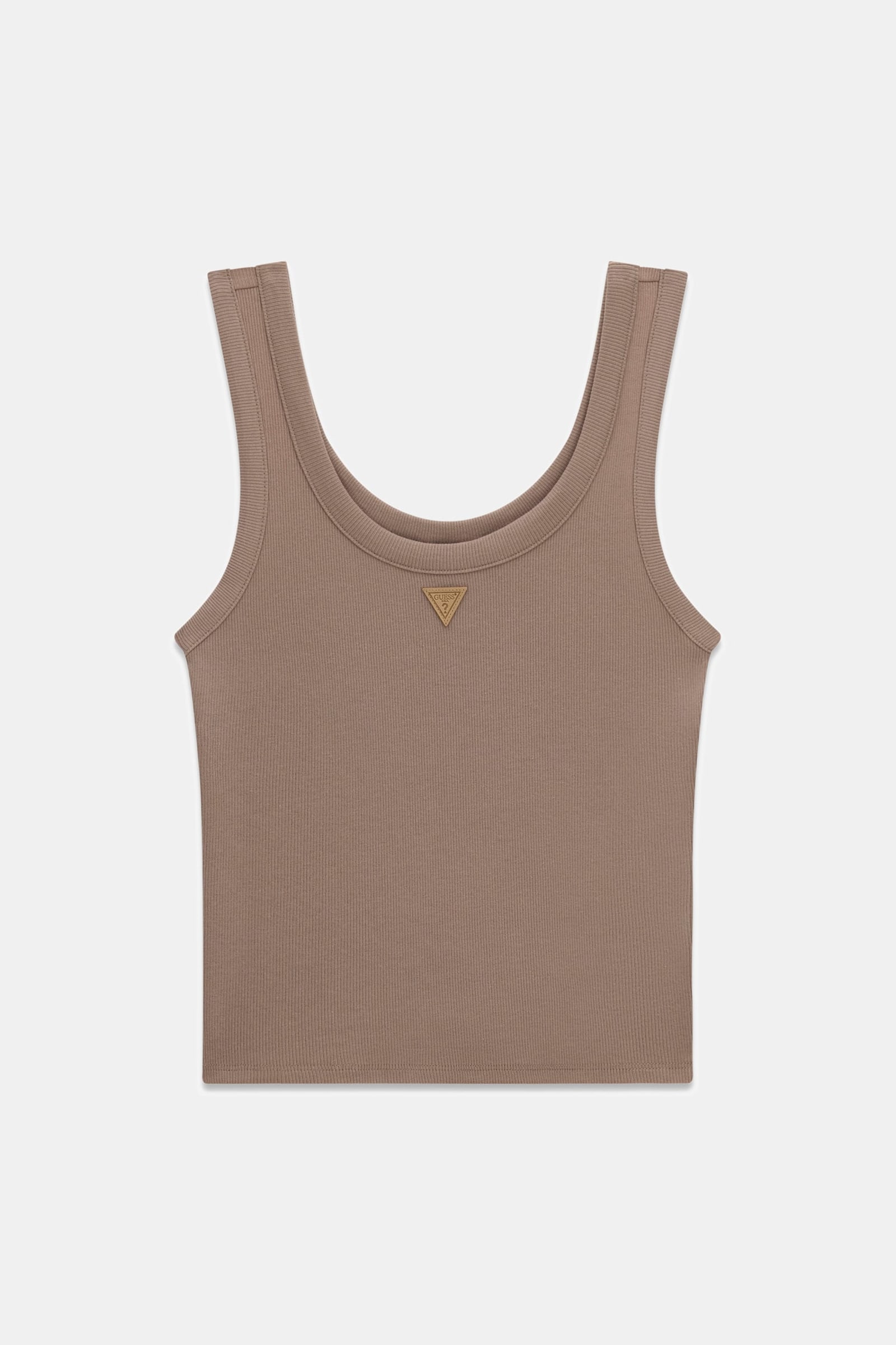 Guess Tanktop Met Logo in bruin