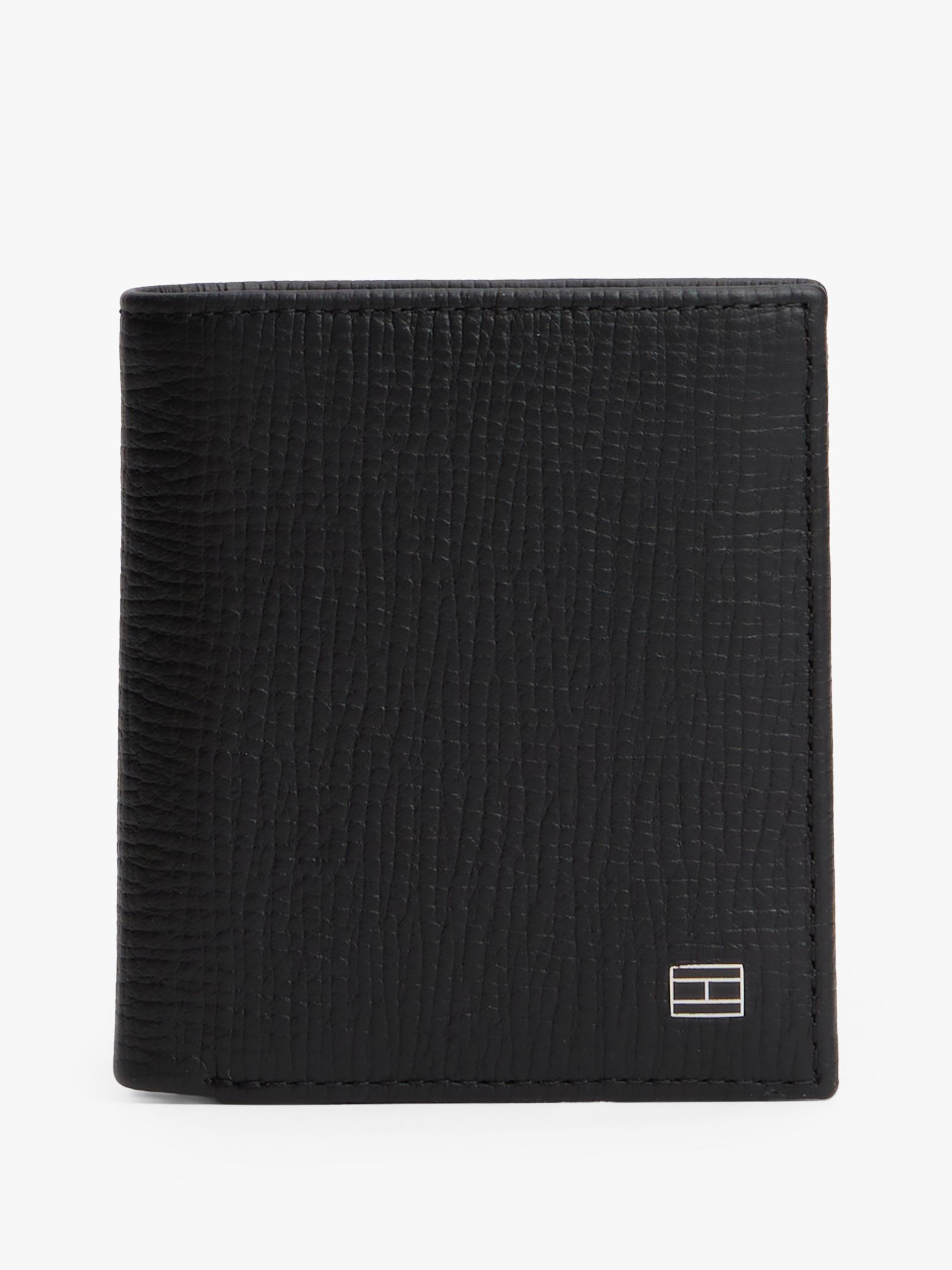 Tommy Hilfiger Leren trifold portemonnee met vlag