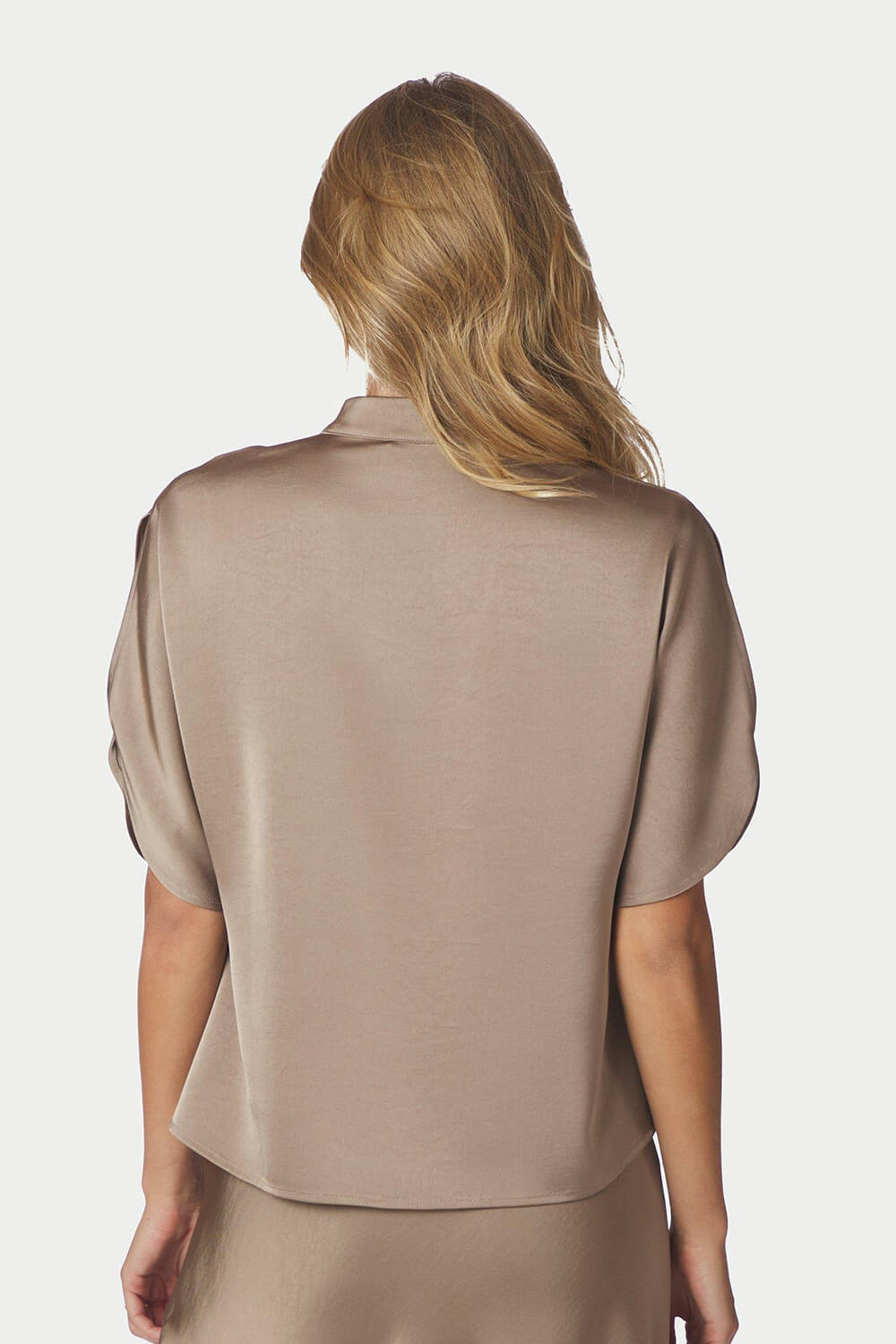 Neo Noir Blouse Anelle Taupe dames