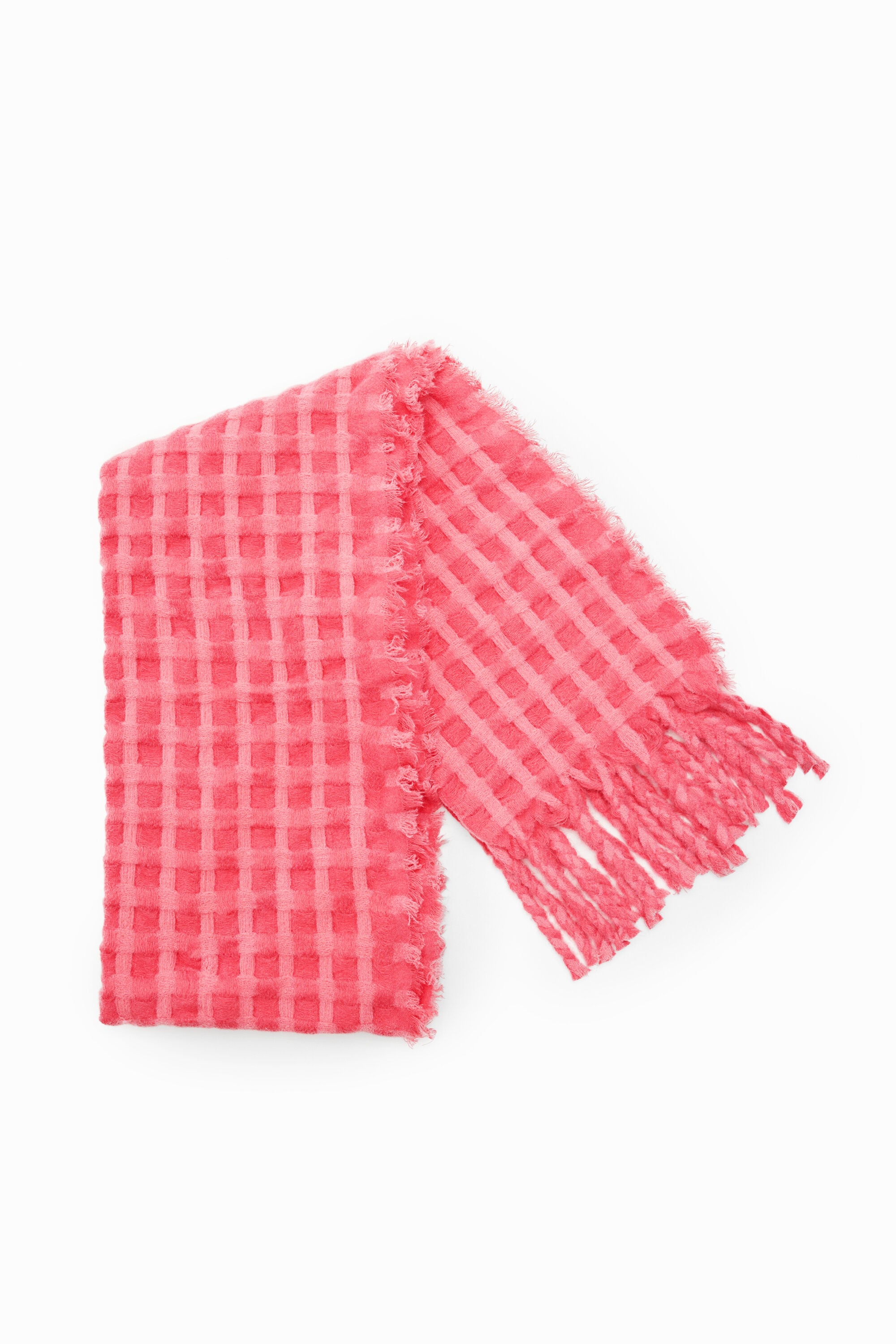 Desigual Rechthoekige sjaal met ruiten