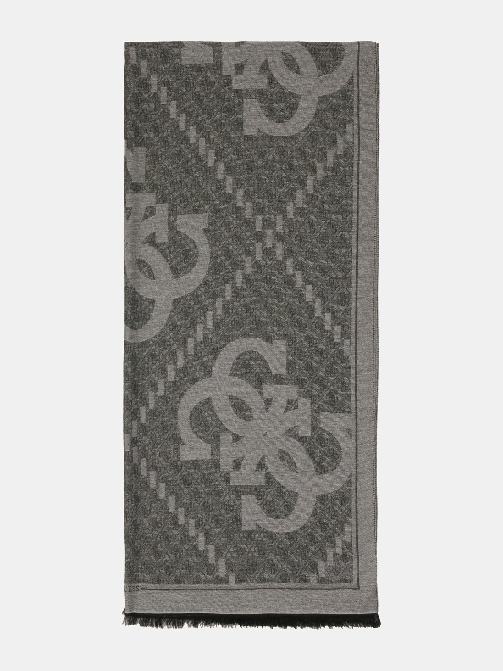 Guess Sjaal Met 4G-Logo in grijs
