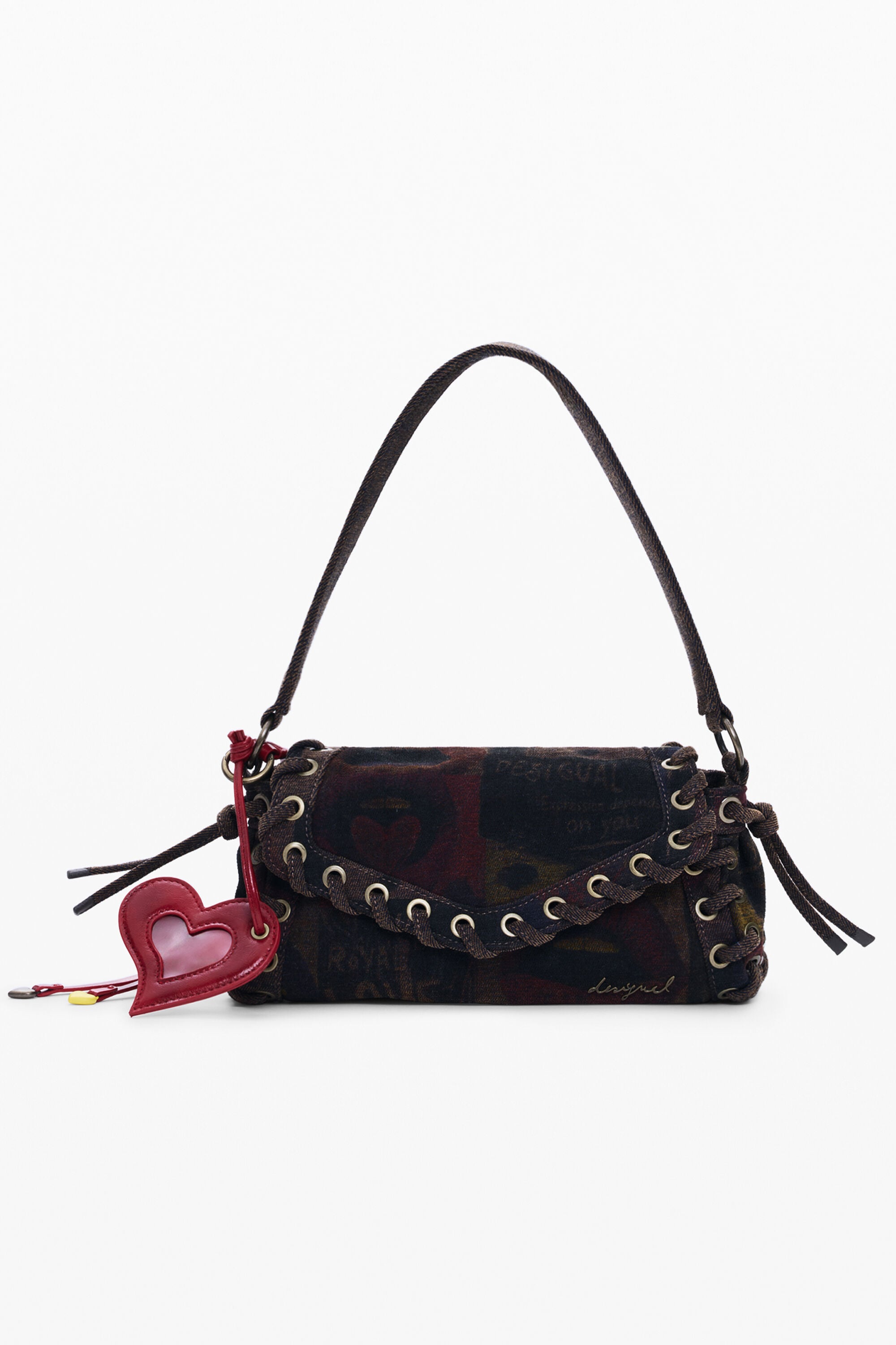 Desigual Middelgrote tas graffiti lippen