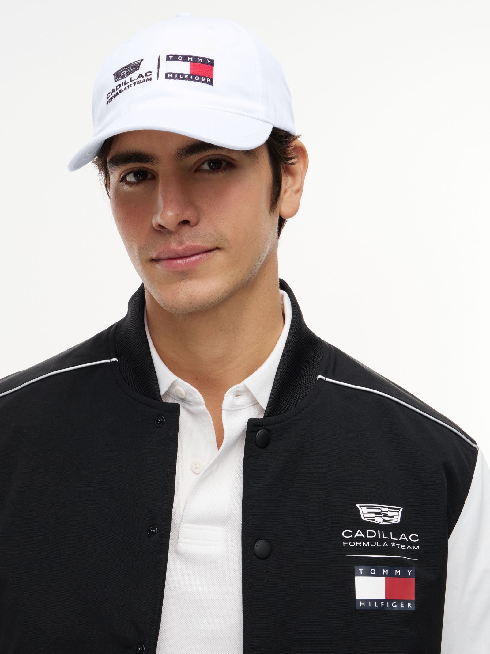 Tommy Hilfiger TH X Cadillac Formula 1® Team baseballpet met logo in wit