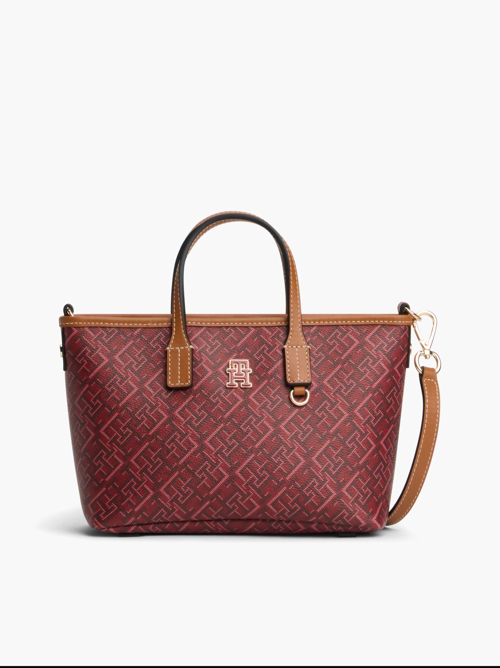 Tommy Hilfiger TH Monoplay crossbody shopper in rood