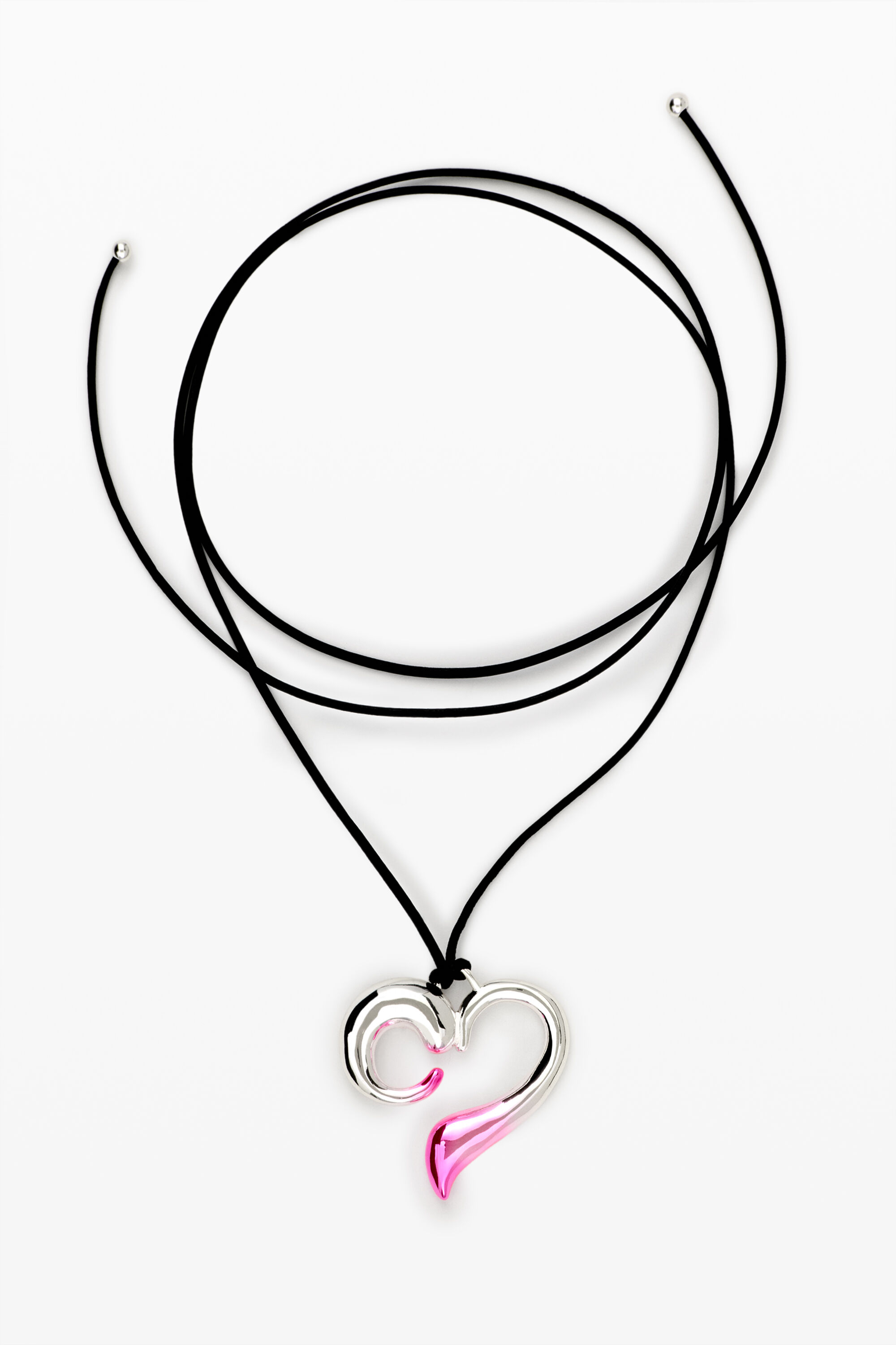 Desigual Hanger hart koord zalio in zilver