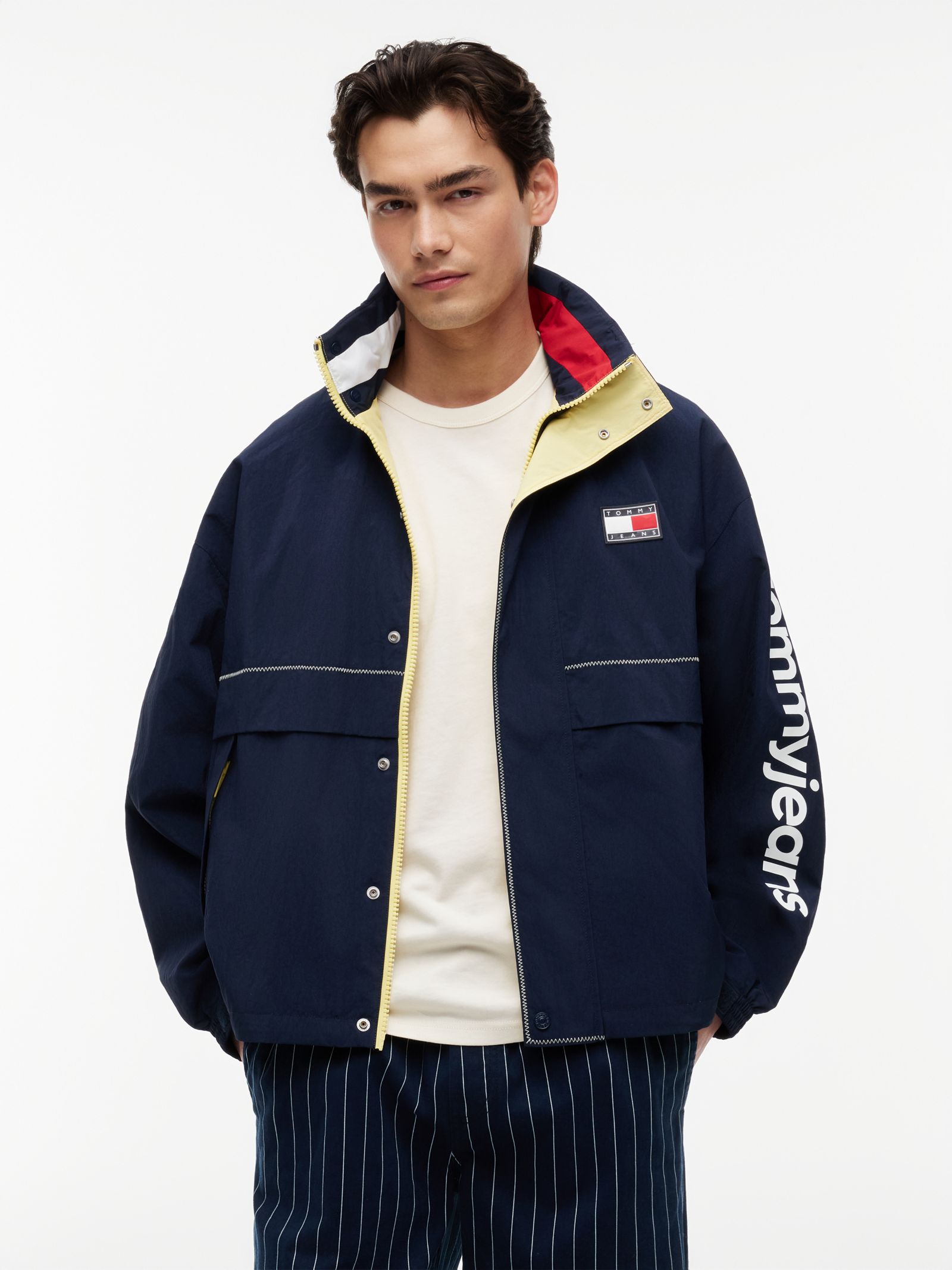 Tommy Jeans oversized regatta jack in marine