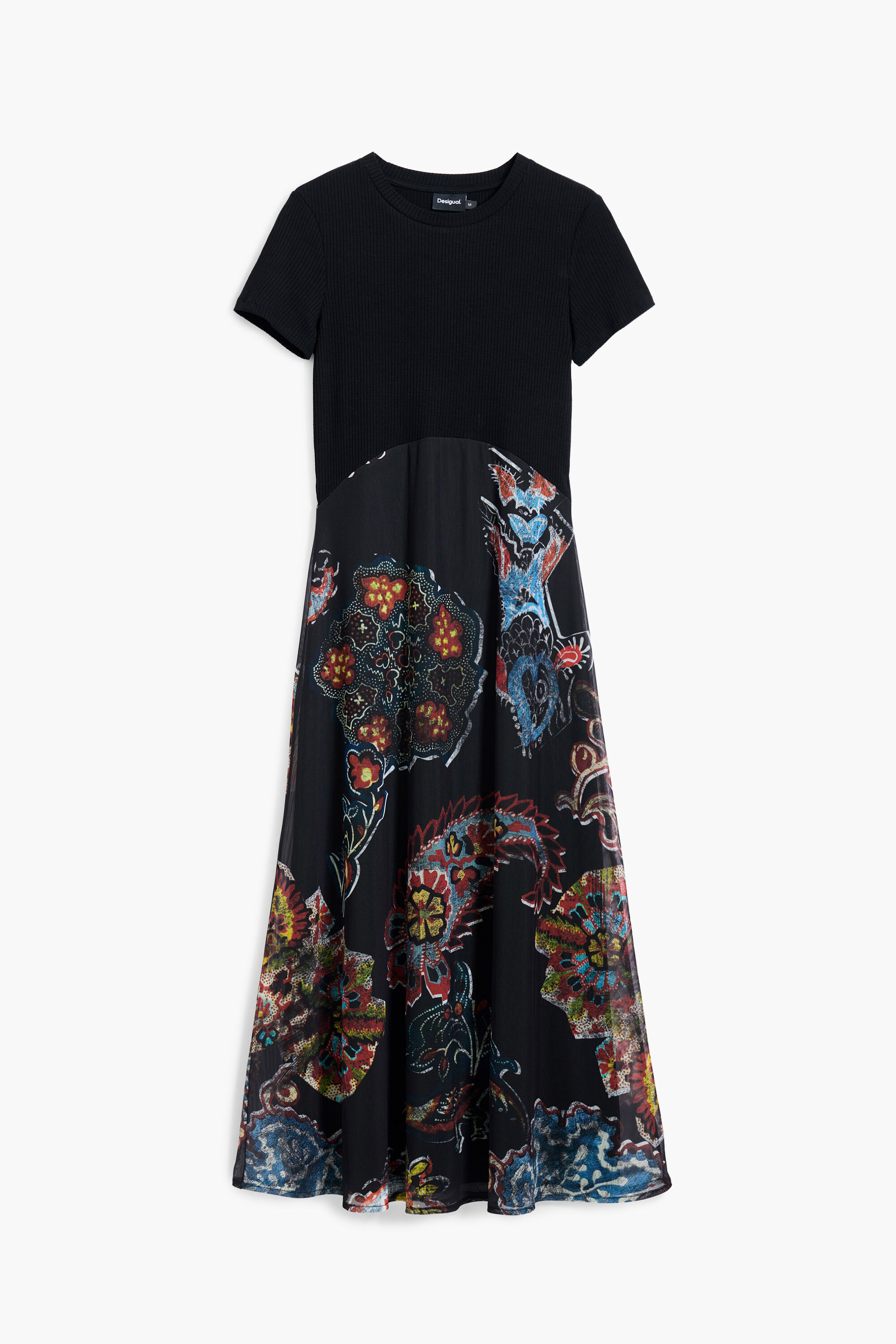 Desigual Jurk ontworpen door Mr. Christian Lacroix in zwart